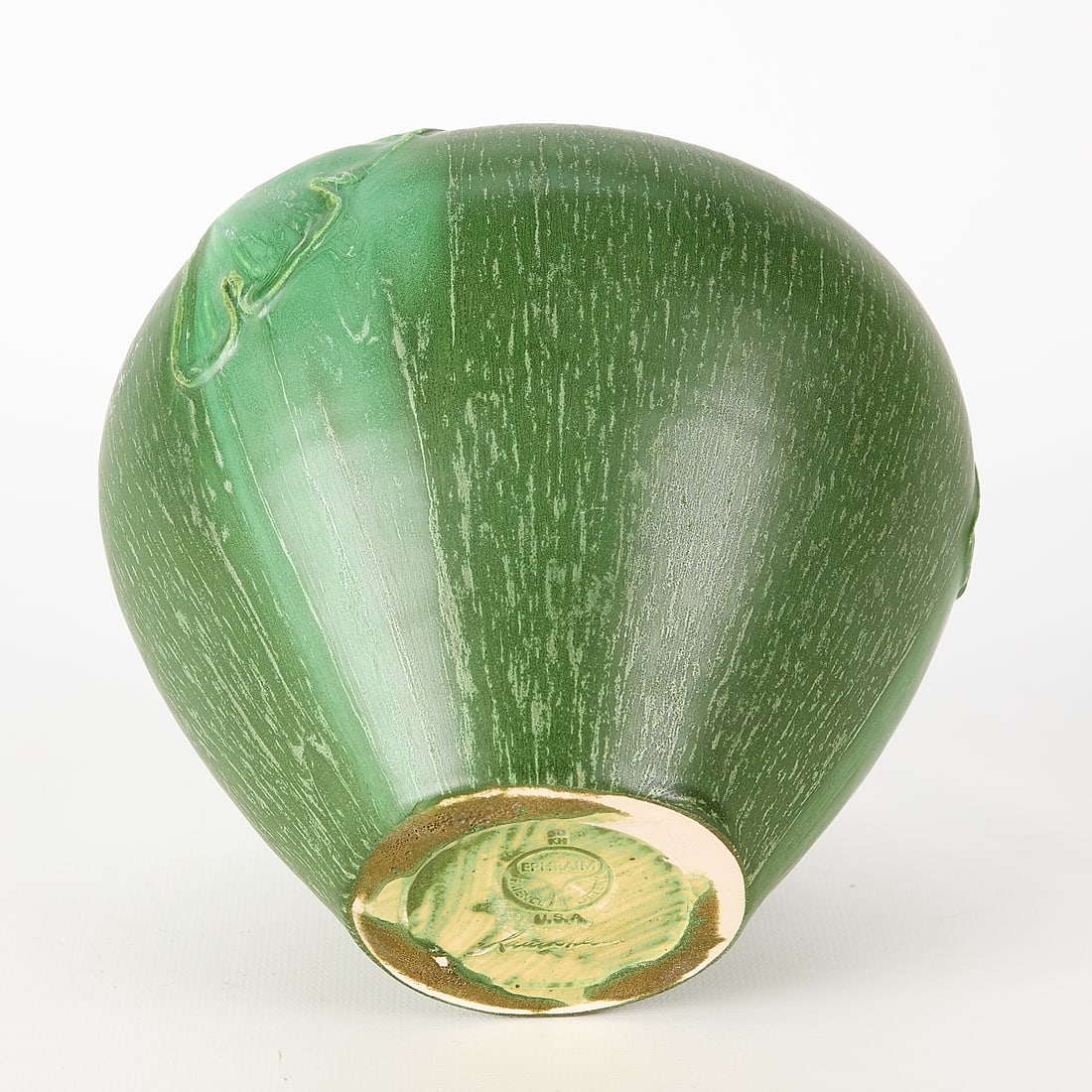 Klein for Ephraim Faience Pottery "Gingko" Vase - 4