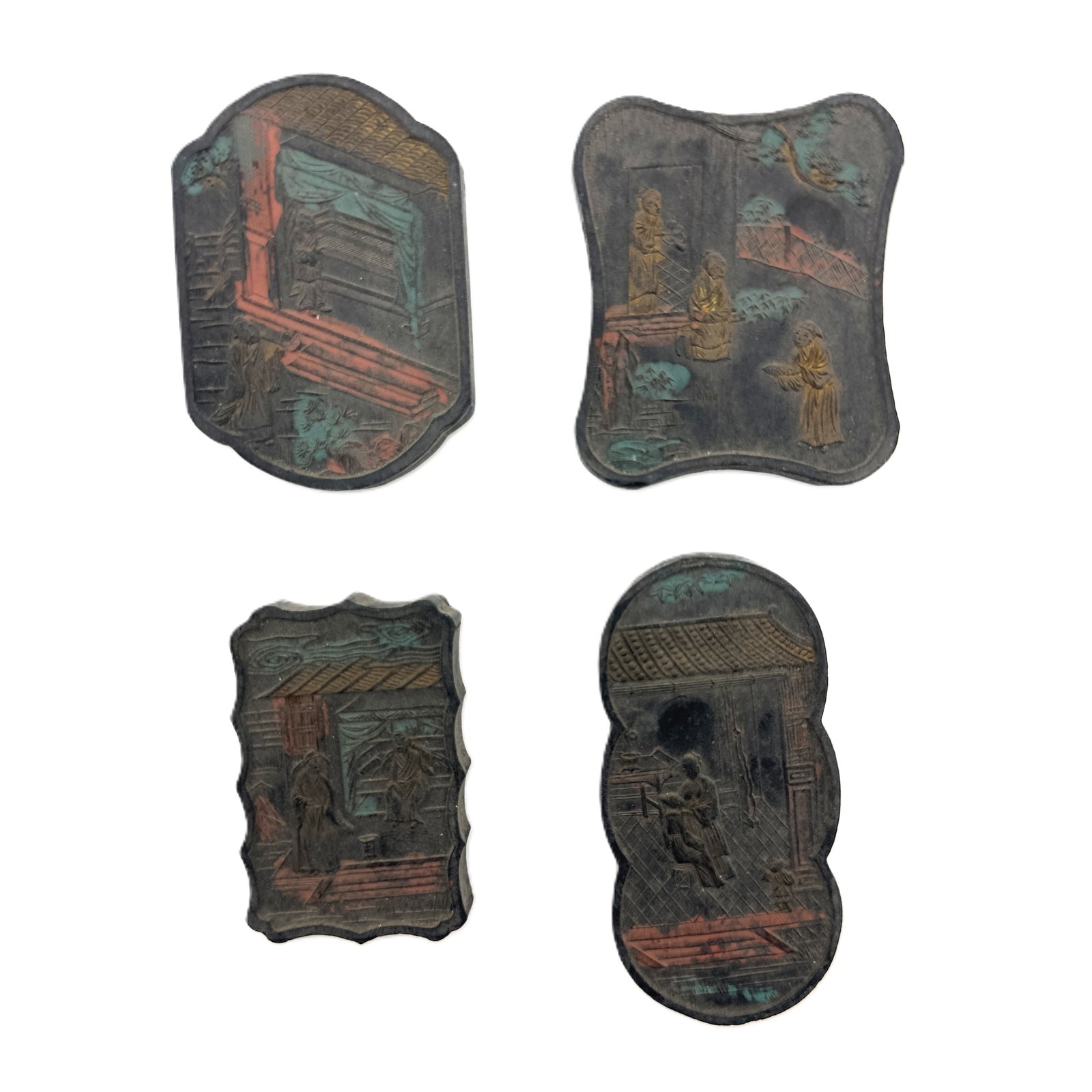 Four Chinese ink sticks, Qing dynasty.China: Four Chinese ink sticksQing dynastyPrivate collection, Mountain View, California.