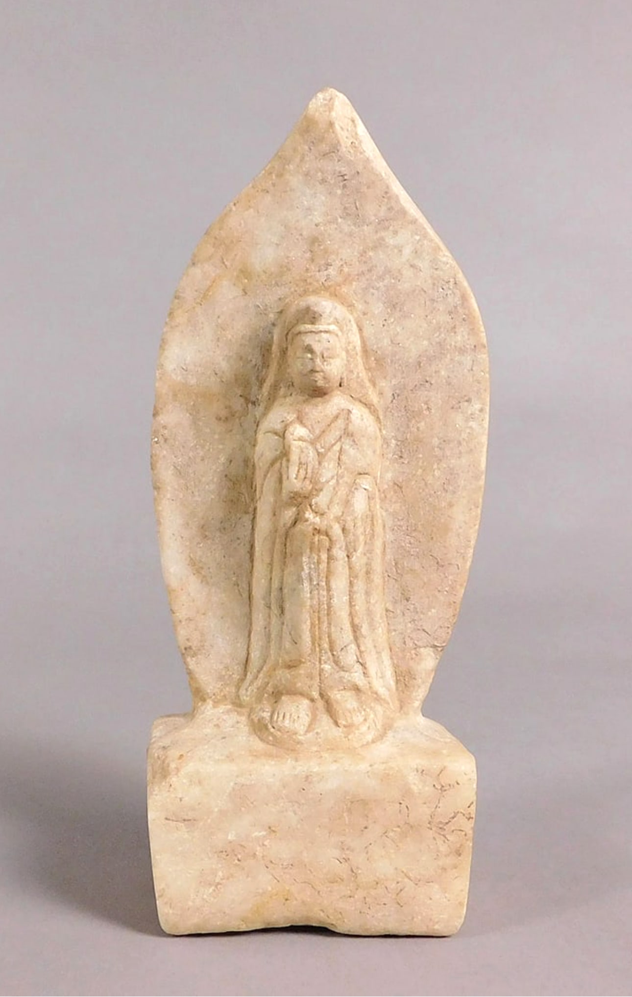 Marble Buddha Stele w/Inscriptions (Dated 559) Northern Qi Dynasty (1 of 4)