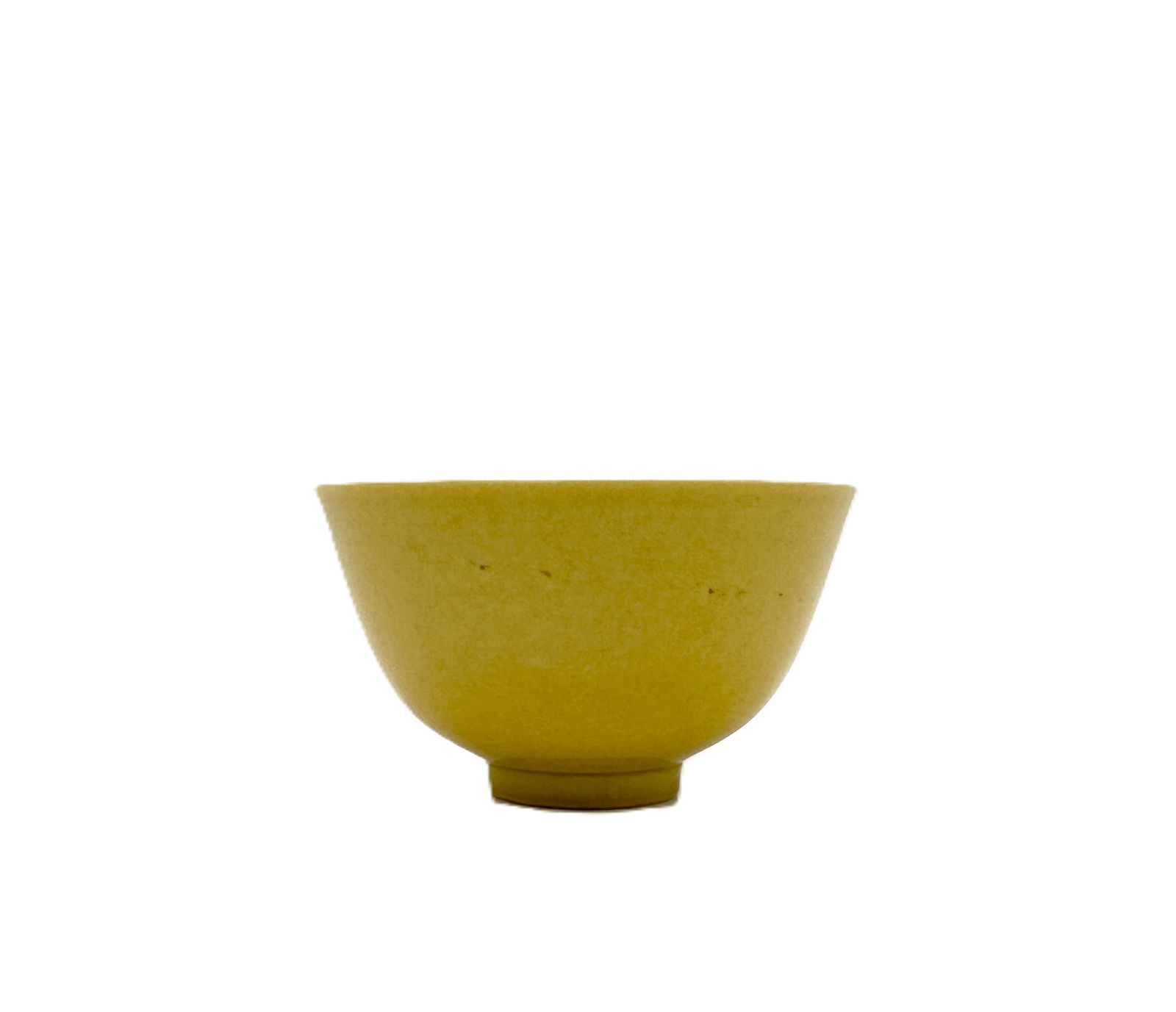 A chinese Yellow Glazed Cup,19TH .C (1 of 3)