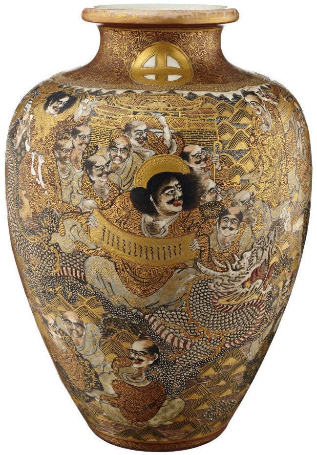 Grosse Satsumavase