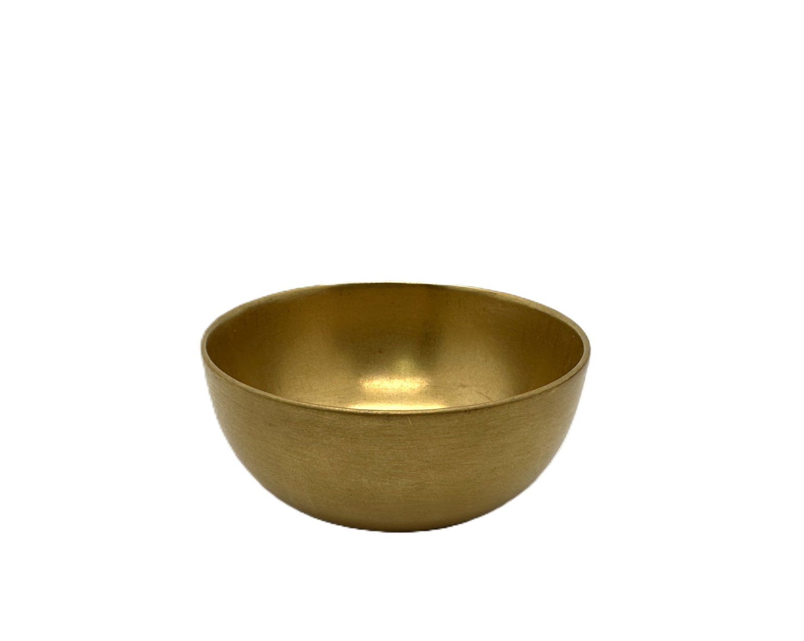 CHINESE 18th Century Gilt-Glazed Teacup, "Yongzheng Nian Zhi" Mark: This is a CHINESE 18th-century porcelain teacup entirely covered in a rich, matte gold glaze, giving it a simple yet luxurious appearance. It bears a "Yongzheng Nian Zhi" mark on the base.Dimensions: 