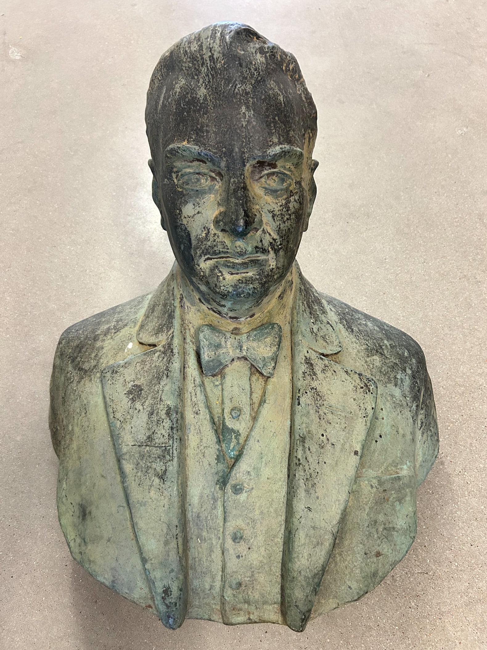 Yanko Brayovitch (Montenegro, 1889-1948) Life Size Bronze Bust of an Unknown Man (1 of 6)