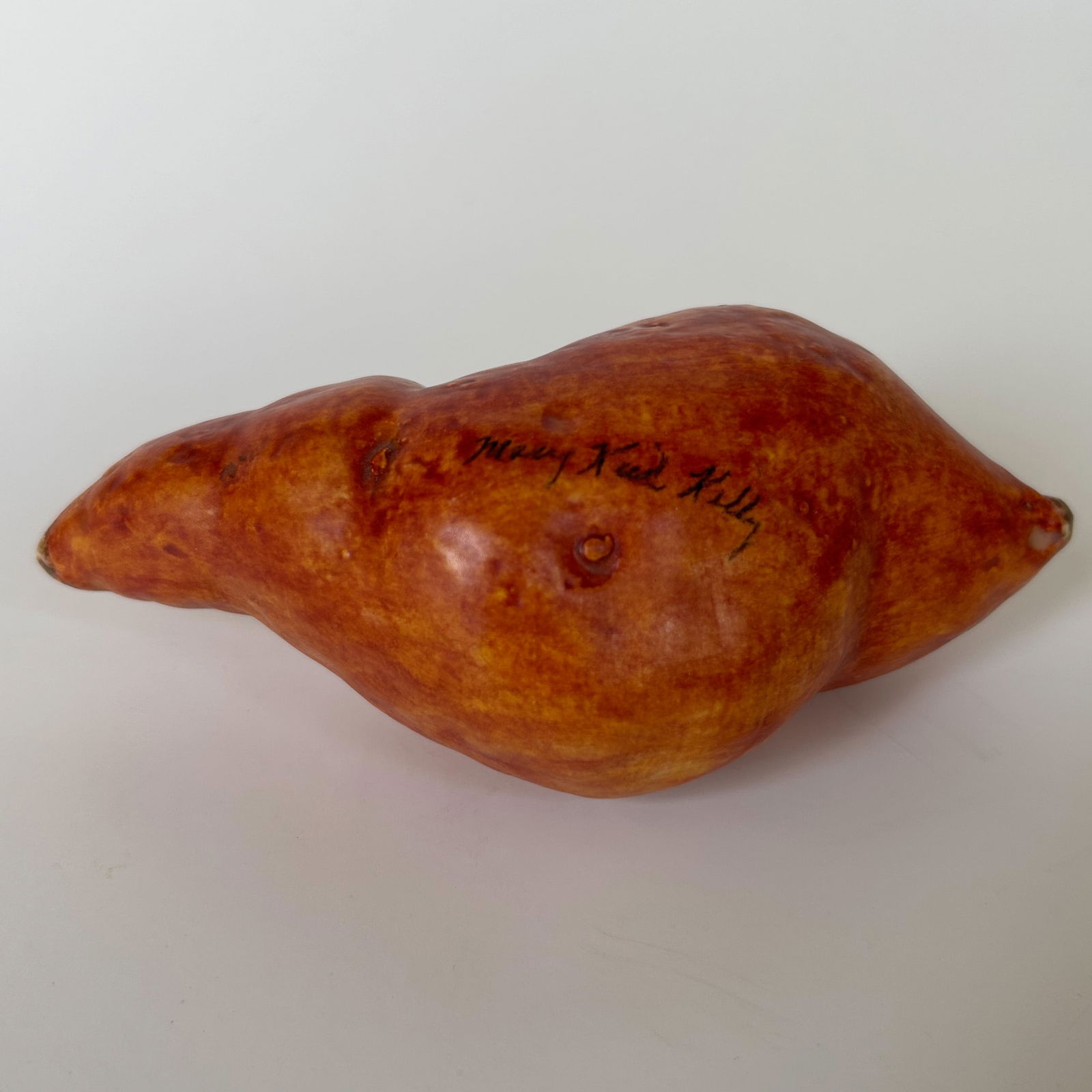 Mary Kirk Kelly (Alabama, 1918-2013) Realistic Ceramic Sweet Potato (1 of 6)