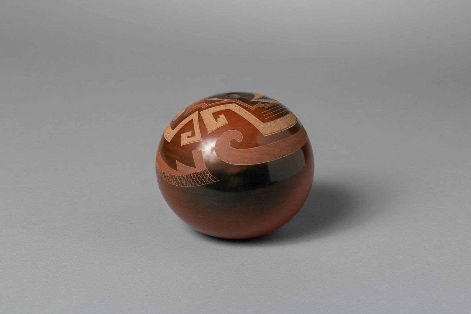 Santa Clara Red Seed Pot, Jody Folwell. (b. 1942): Santa Clara Red Seed Pot, Jody Folwell (b. 1942) Jody's pottery is displayed in museums around the country, and her work is featured in numerous books, including “The Art of Clay” and “Legac