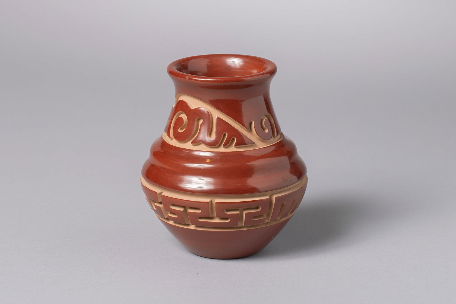Santa Clara Jar, Nathan Youngblod (b. 1954): Santa Clara Jar, Nathan Youngblood (b. 1954) His work has been exhibited at the White House and the Smithsonian American Art Museum in Washington, D.C., the Heard Museum in Phoenix, Arizona, the Gilcr