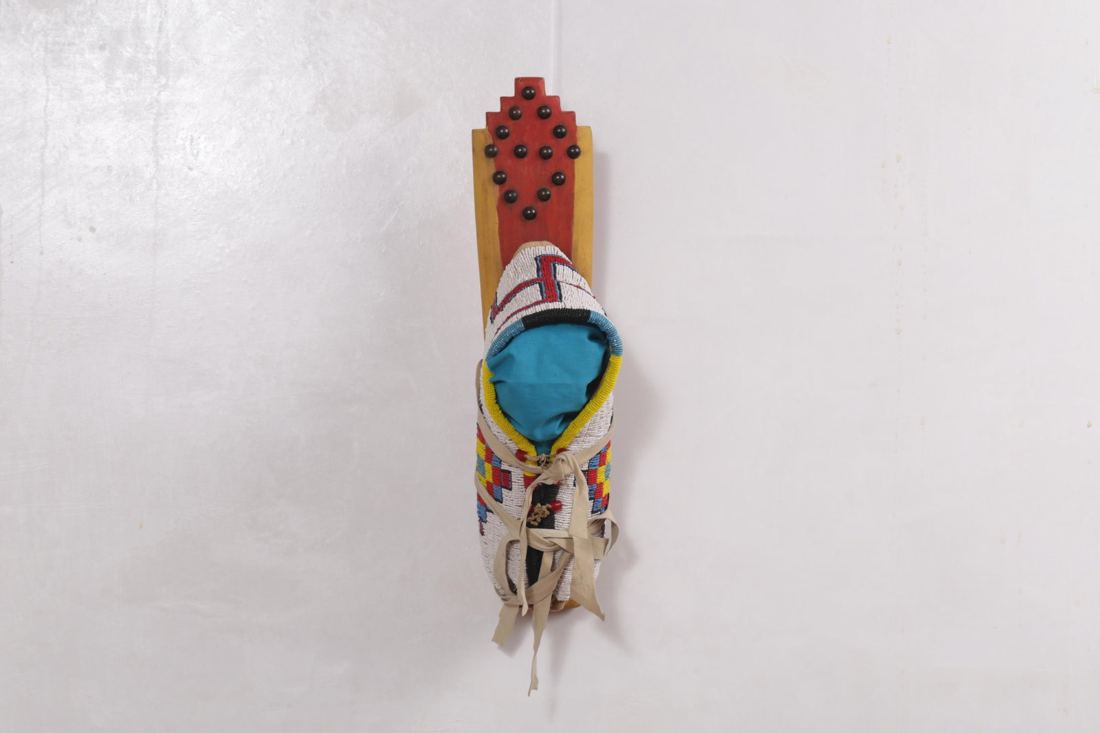 Northern Plains Fully Beaded Doll Cradleboard (1 of 1)