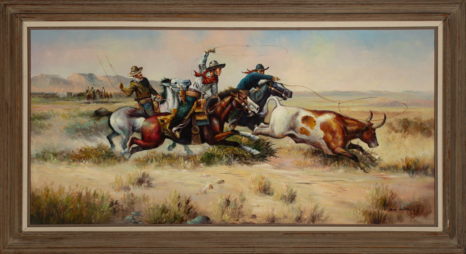 Samuel Miller, The Herd Quitter, oil on canvas (1 of 2)