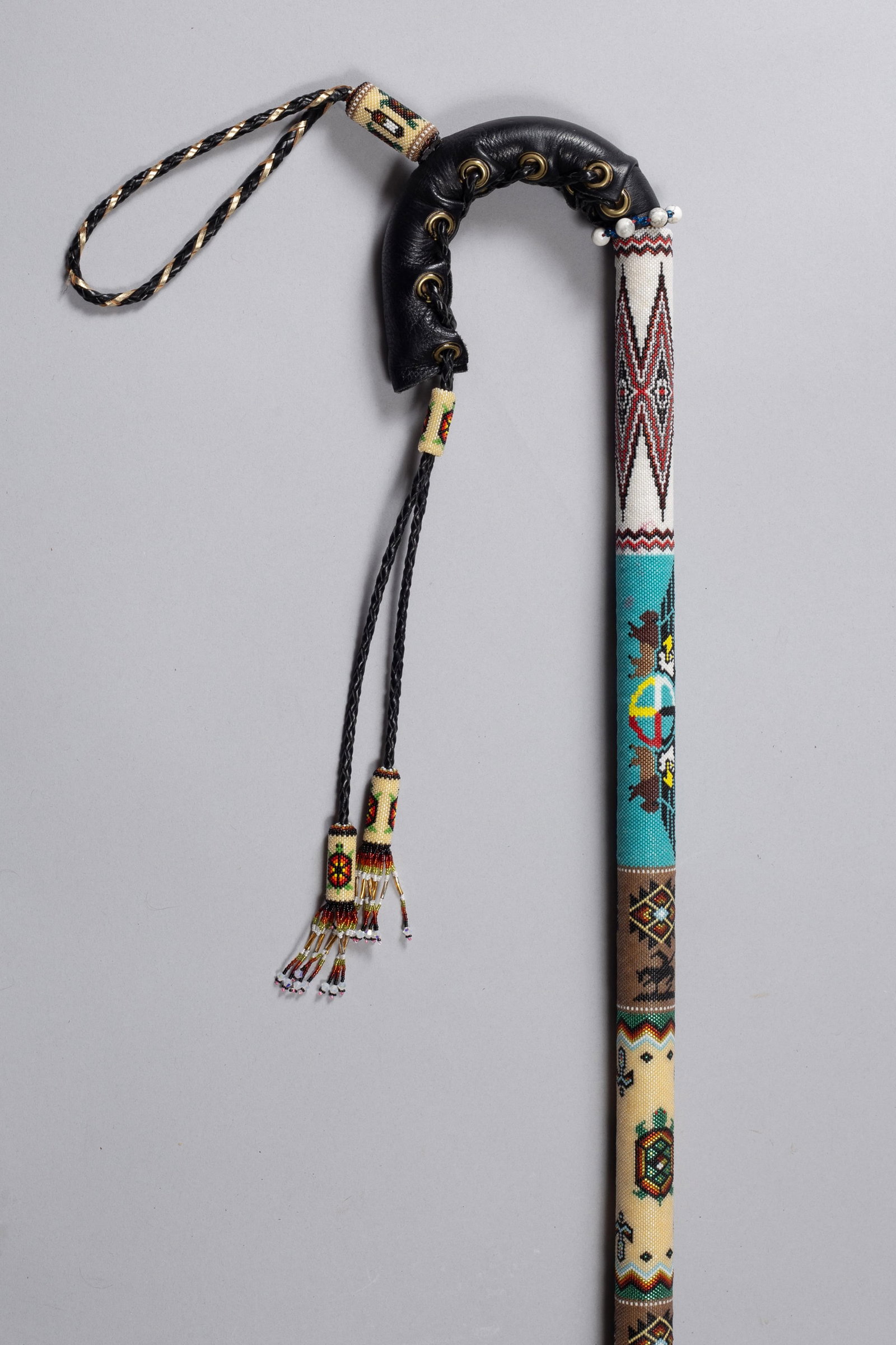 Plains Beaded Cane - 2