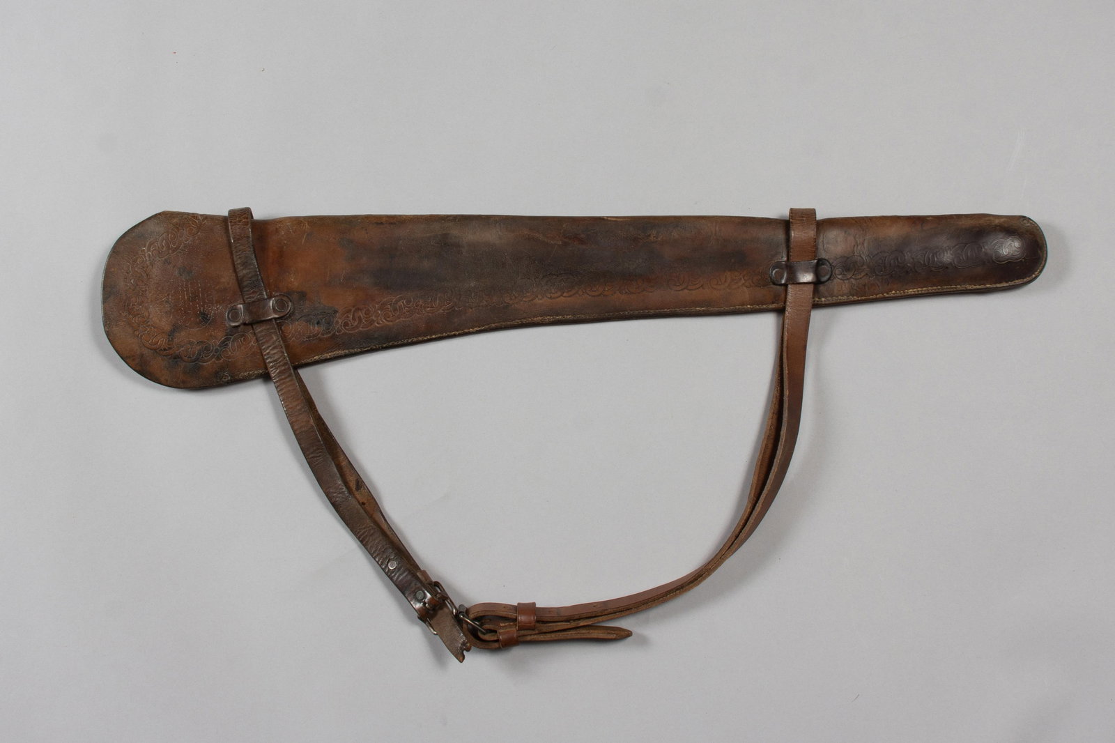 Al Furstnow, Miles City Rifle Scabbard, ca 1880s (1 of 4)