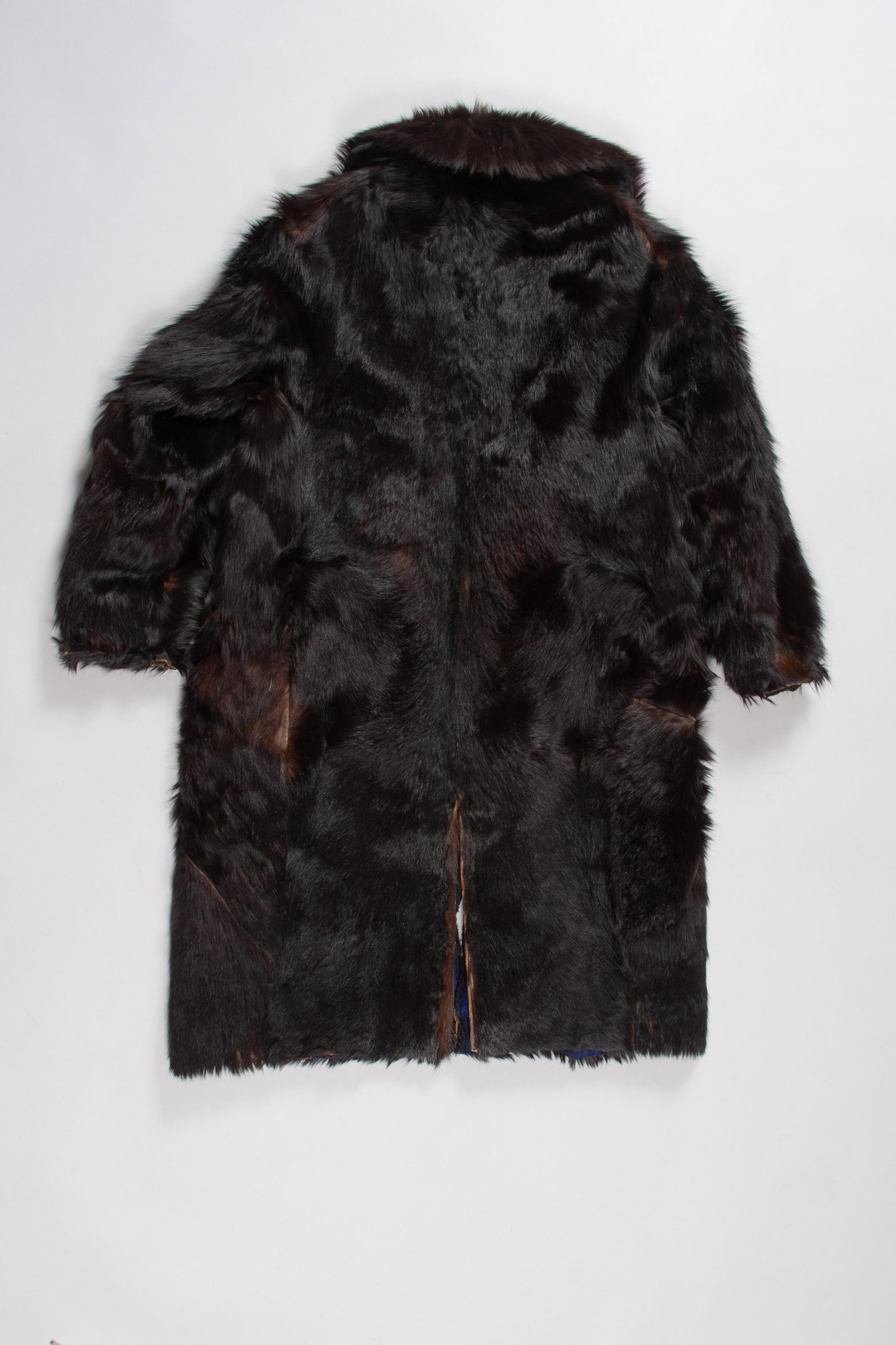 Frontiersman Full Length Lined Double Breasted Bear Fur Coat (1 of 4)