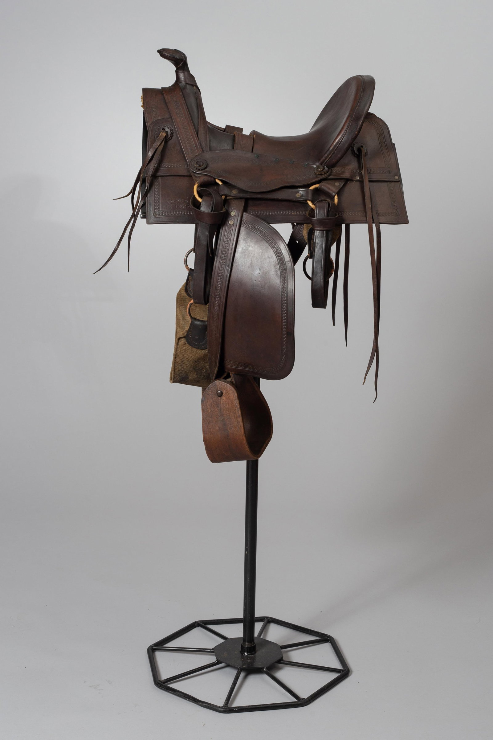 Stock Saddle with Sam Stag Rigging, 1880s (1 of 7)