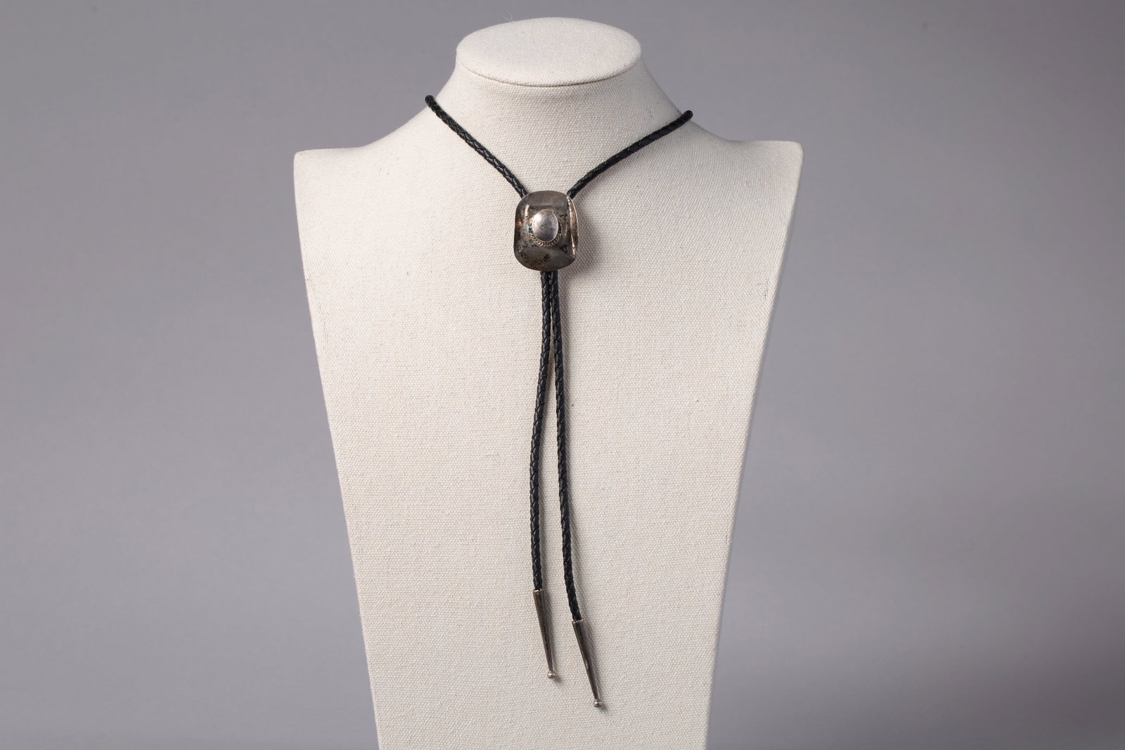 Cowgirl Stetson with Turquoise Bezel Bolo by L. Begay (1 of 2)