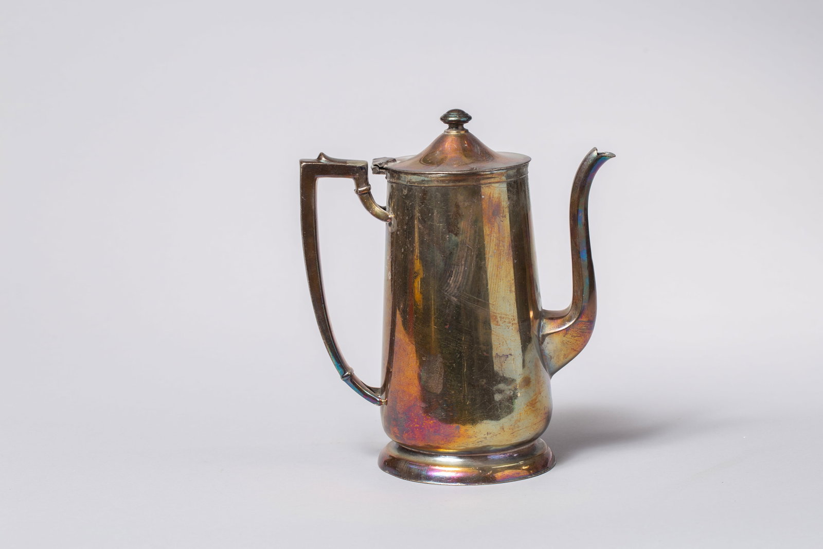 Rare Fred Harvey Silverplate 48oz Coffee Pot with original lid by International Silver Co. (1 of 6)