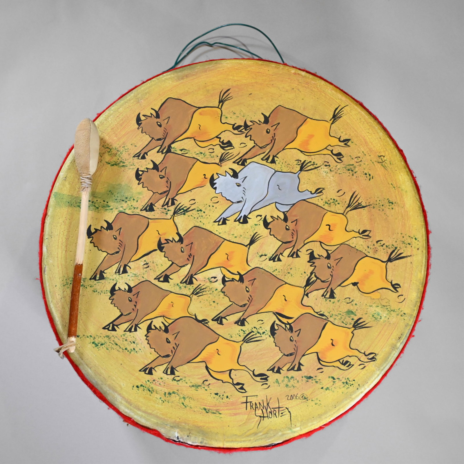 Frank Shortey, (1964 - 2007), Double Sided Drum, 2006 (1 of 3)