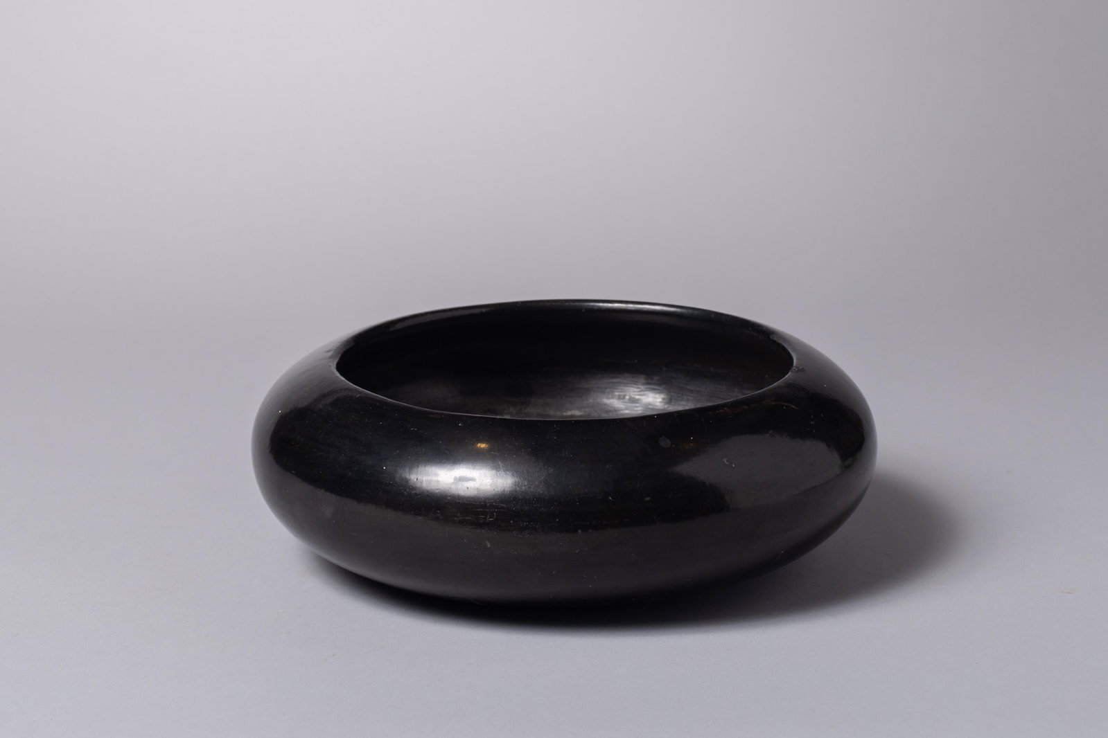 Christina Naranjo, Santa Clara 1891-1980, Large Polished Blackware Bowl (1 of 4)