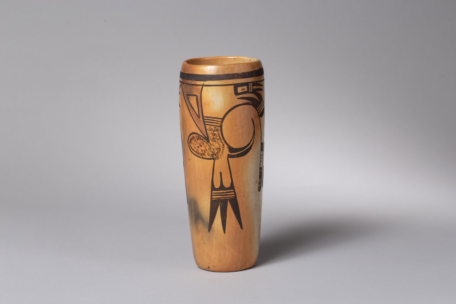Historical Hopi-Tewa Polychrome Cylinder Vase (1 of 8)
