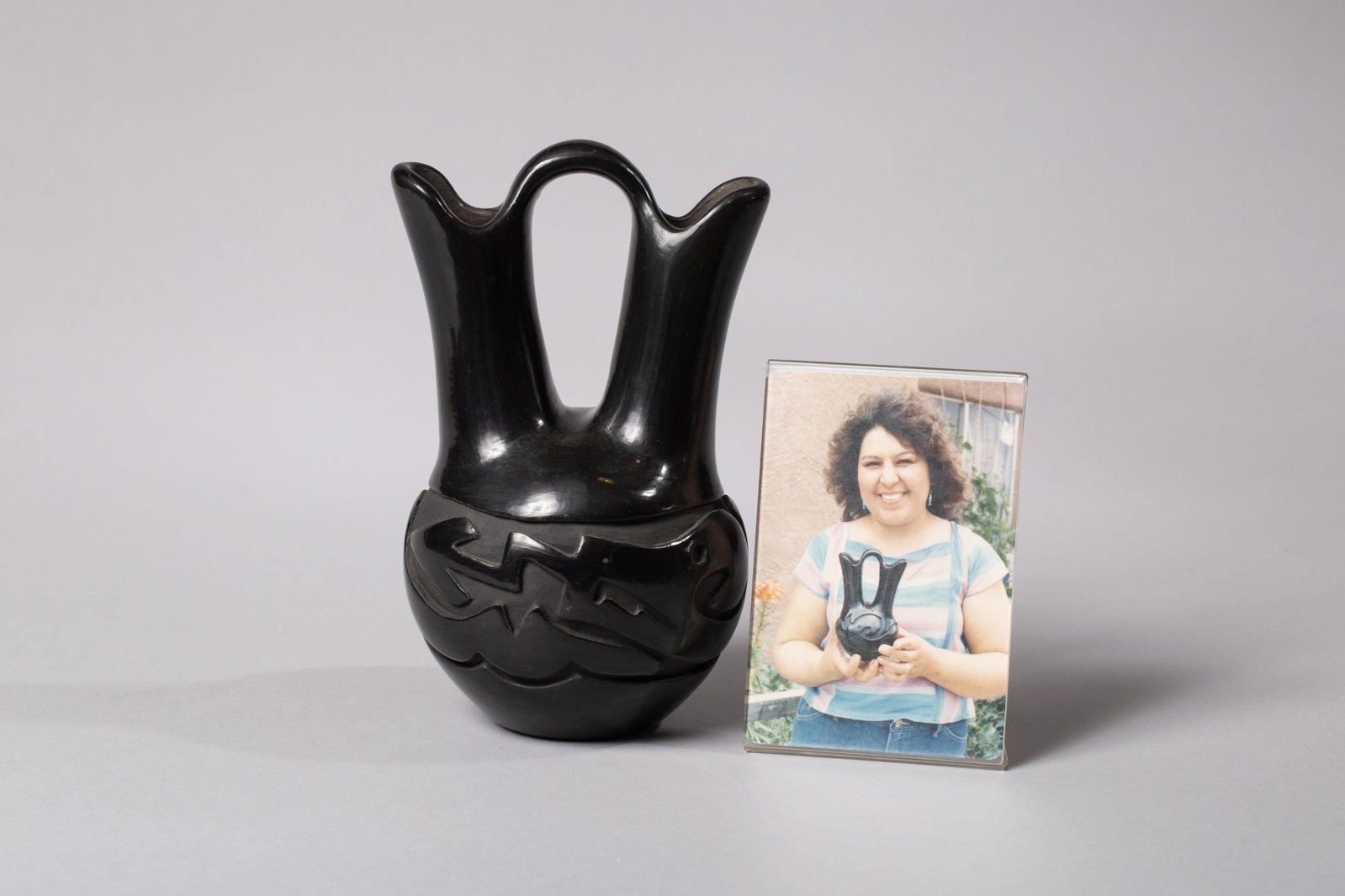 Sharon Naranjo Garcia, (Santa Clara, b. 1951), Santa Clara Wedding Vase (1 of 5)