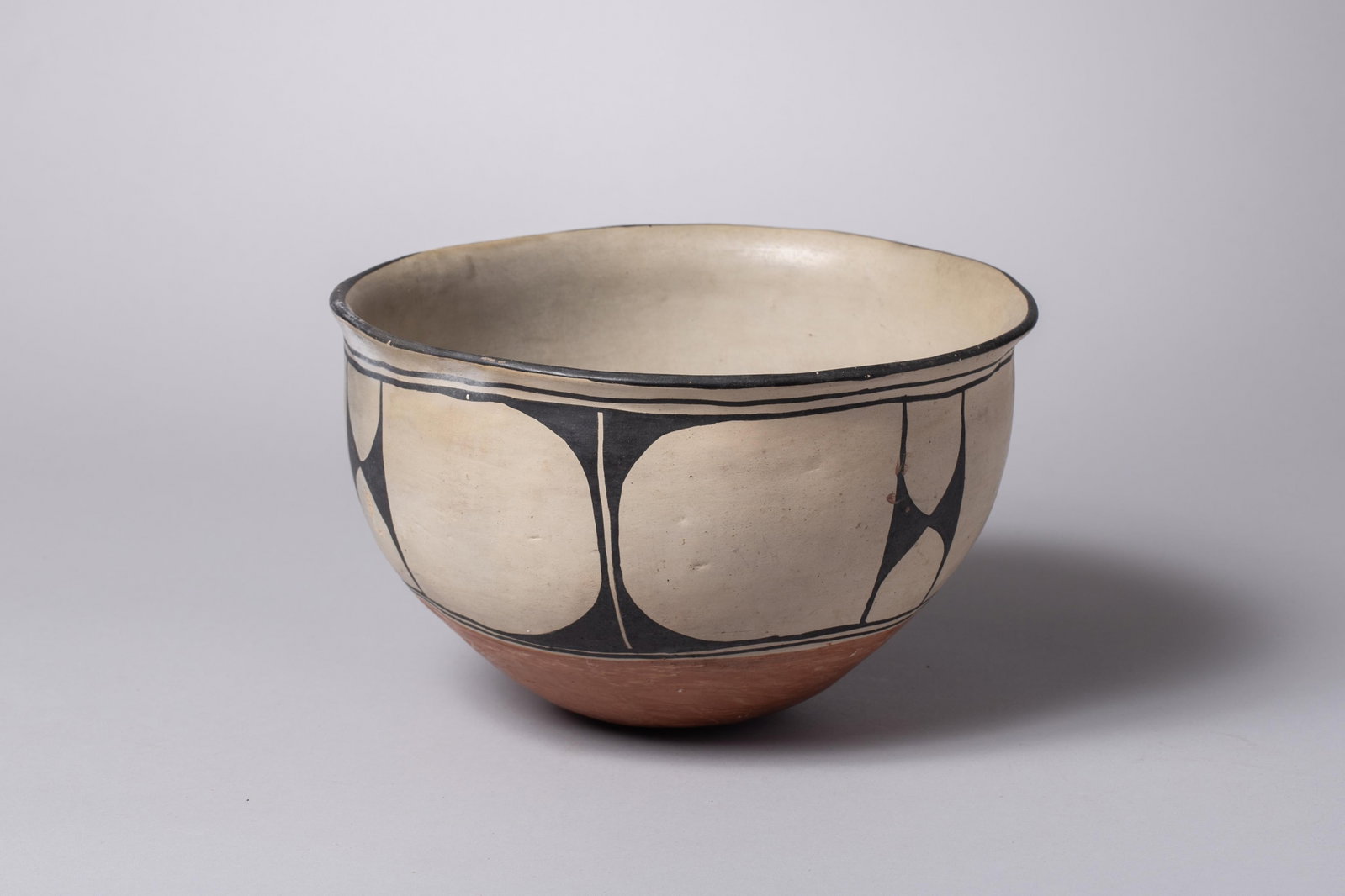 Historic Santo Domingo Pueblo Polychrome Dough Bowl (1 of 5)