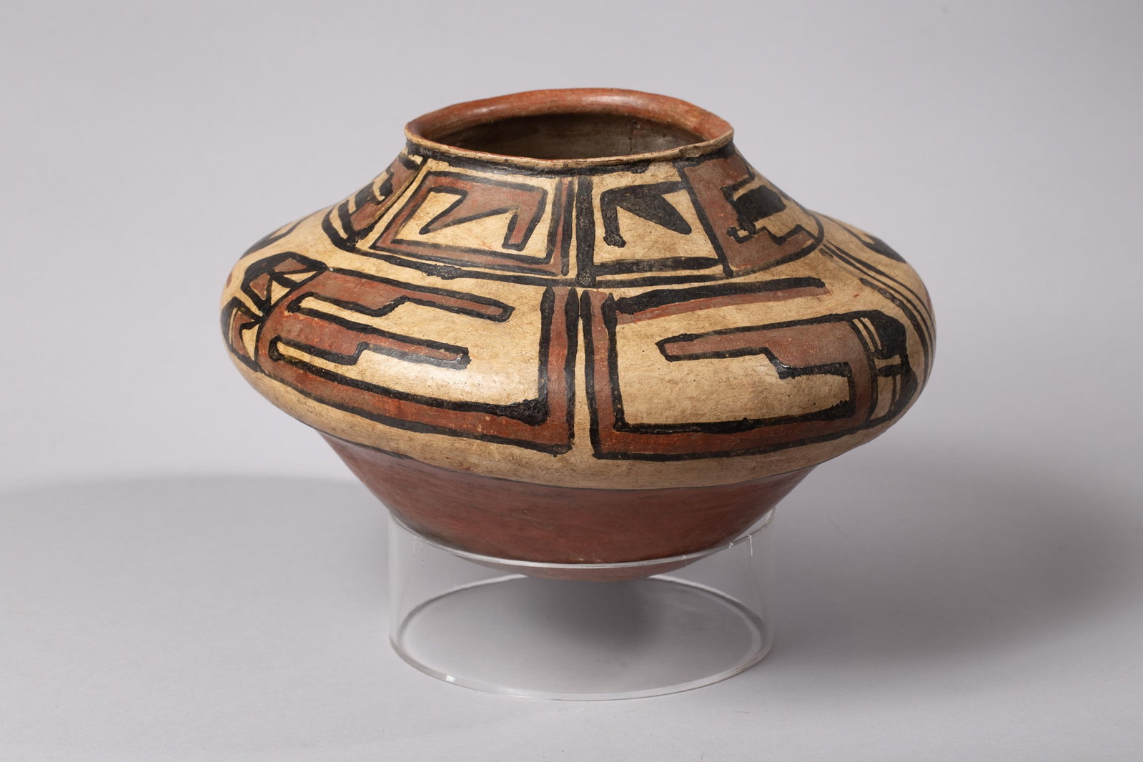 Zuni Hawikub Glaze Polychrome Olla, 1600-1680 (1 of 7)