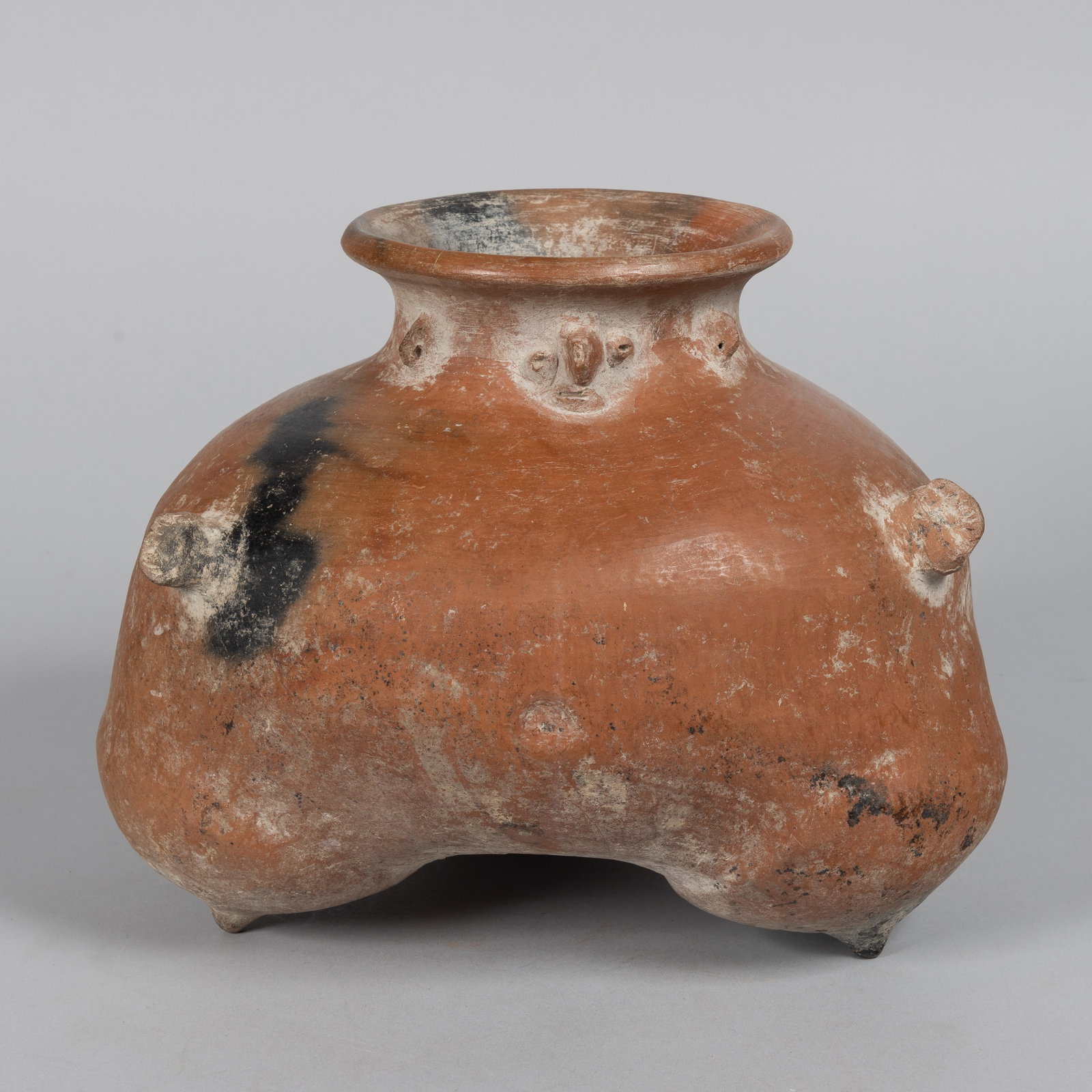 Colima Pottery Jar, Ca 150 B. C. - 250 A. D. (1 of 4)
