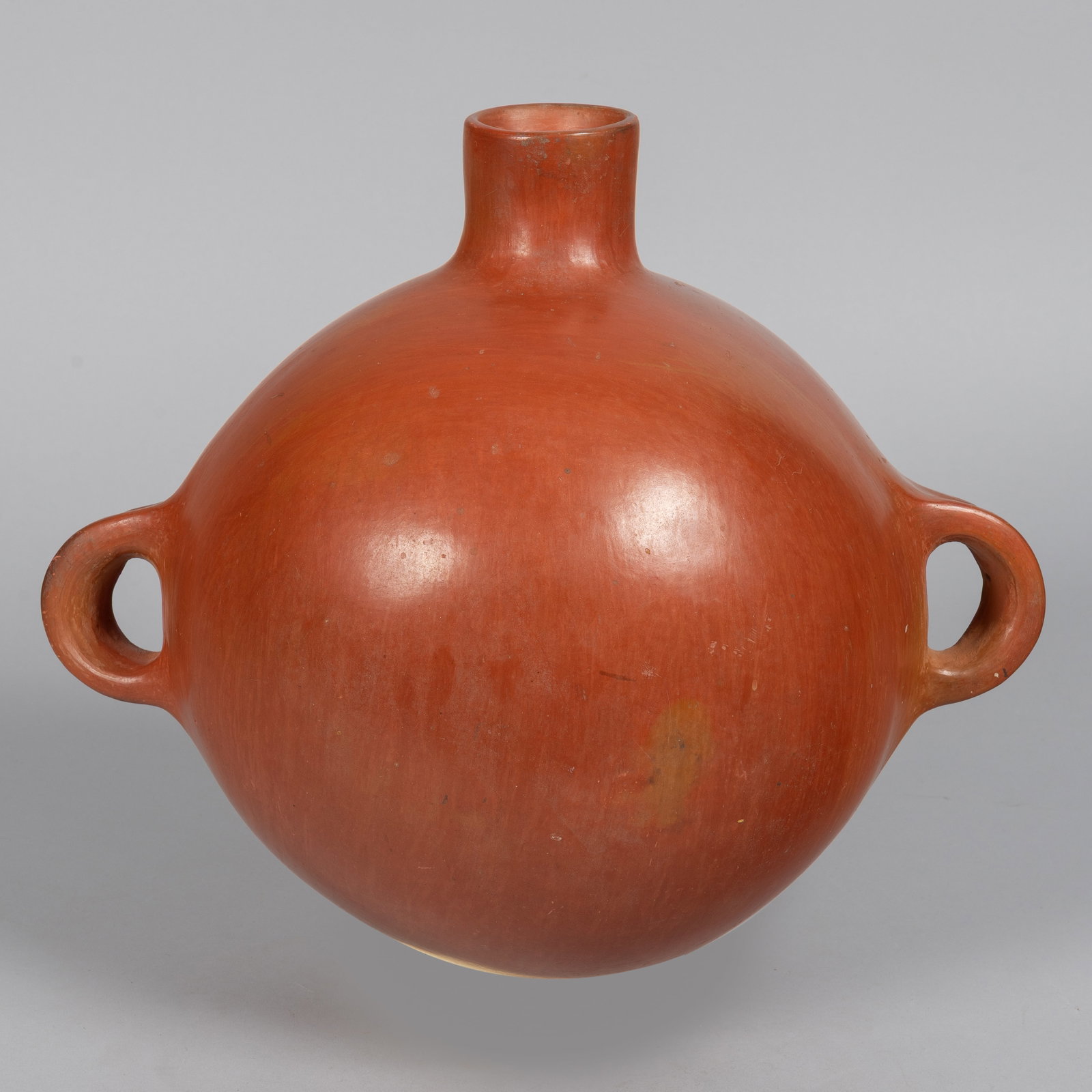 South American Redware Pottery Canteen Vessel (1 of 8)