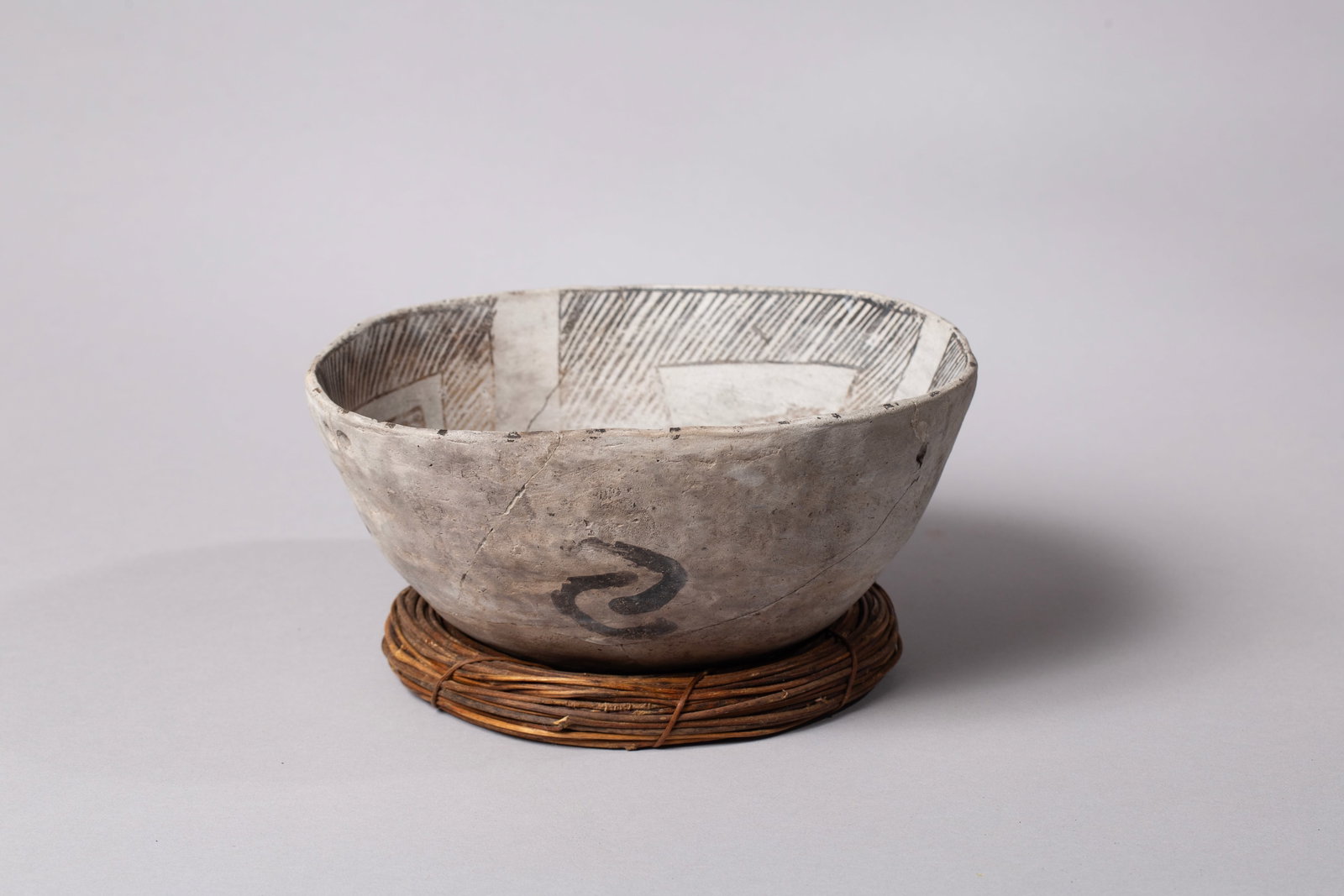 Anasazi Black and White Pottery Bowl (1 of 6)