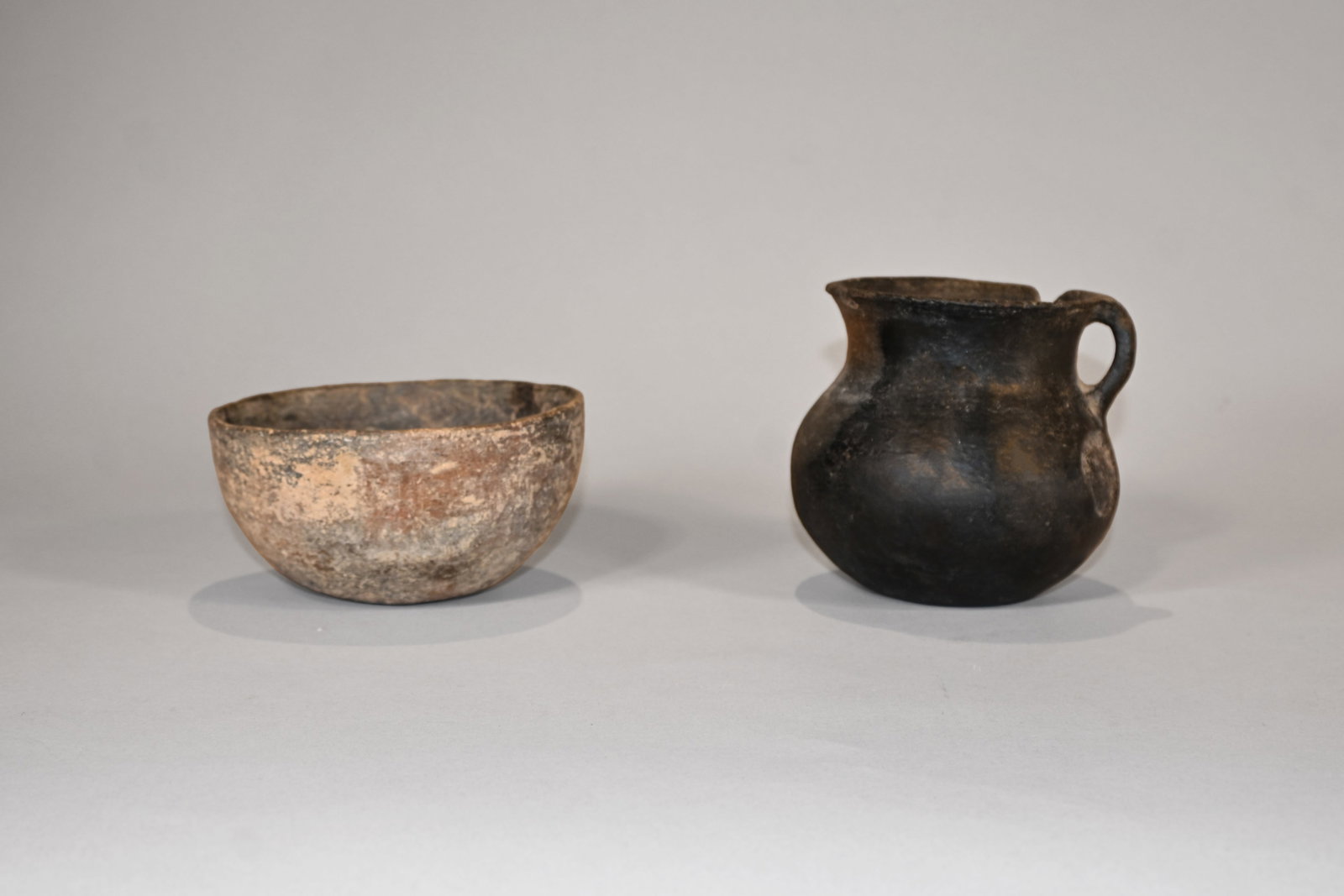 Group of Two Prehistoric Utilitarian Pottery Vessels (1 of 13)