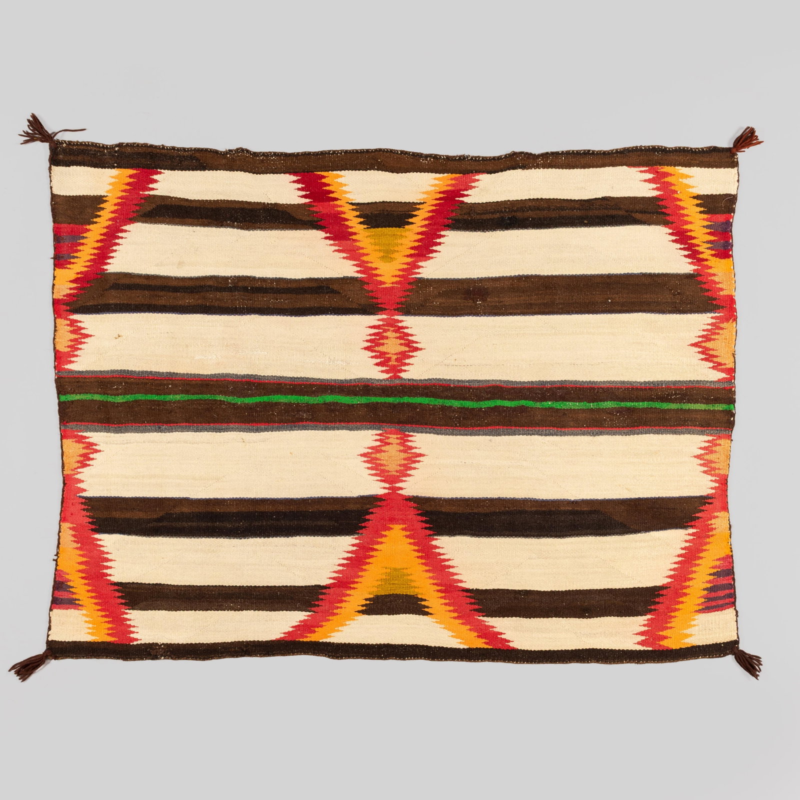 19th Century 3rd Phase Navajo Wearing Blanket (1 of 2)