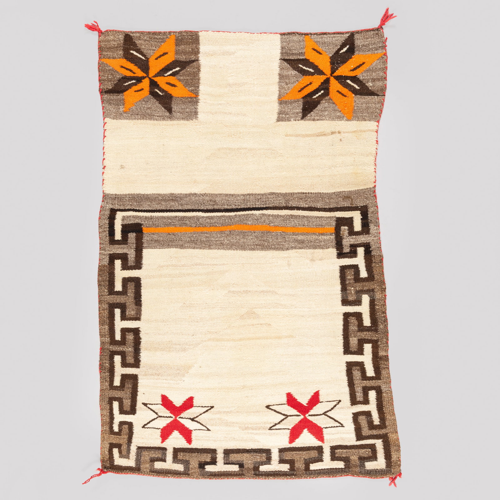 Historic Navajo Handwoven Double Saddle Blanket, Ca. 1915–1925 31 1/2 x 48 1/2 in. (80 x 123.2 (1 of 2)