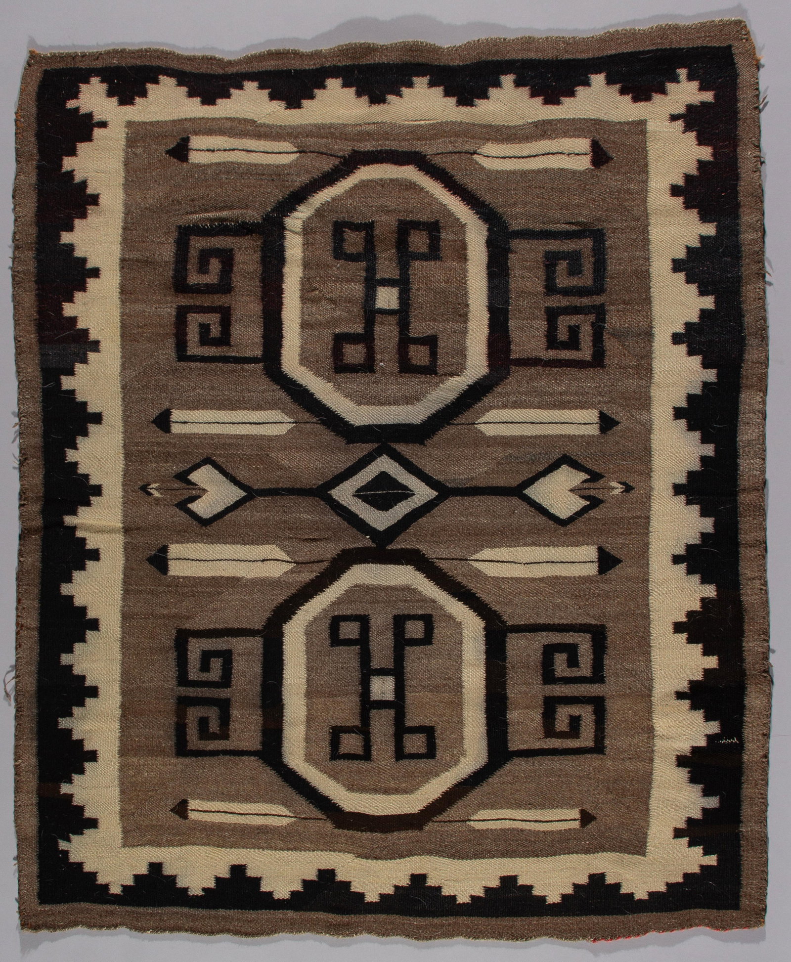 Navajo Crystal Pictorial Rug, Ca. Early 20th Century (1 of 4)