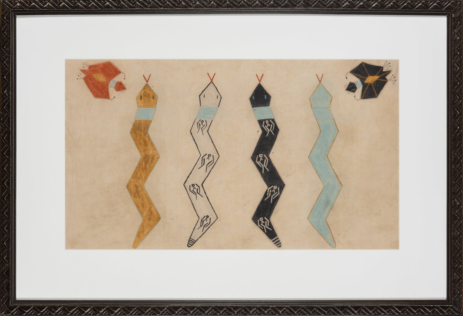 Two Framed Navajo Memory Aids - 4