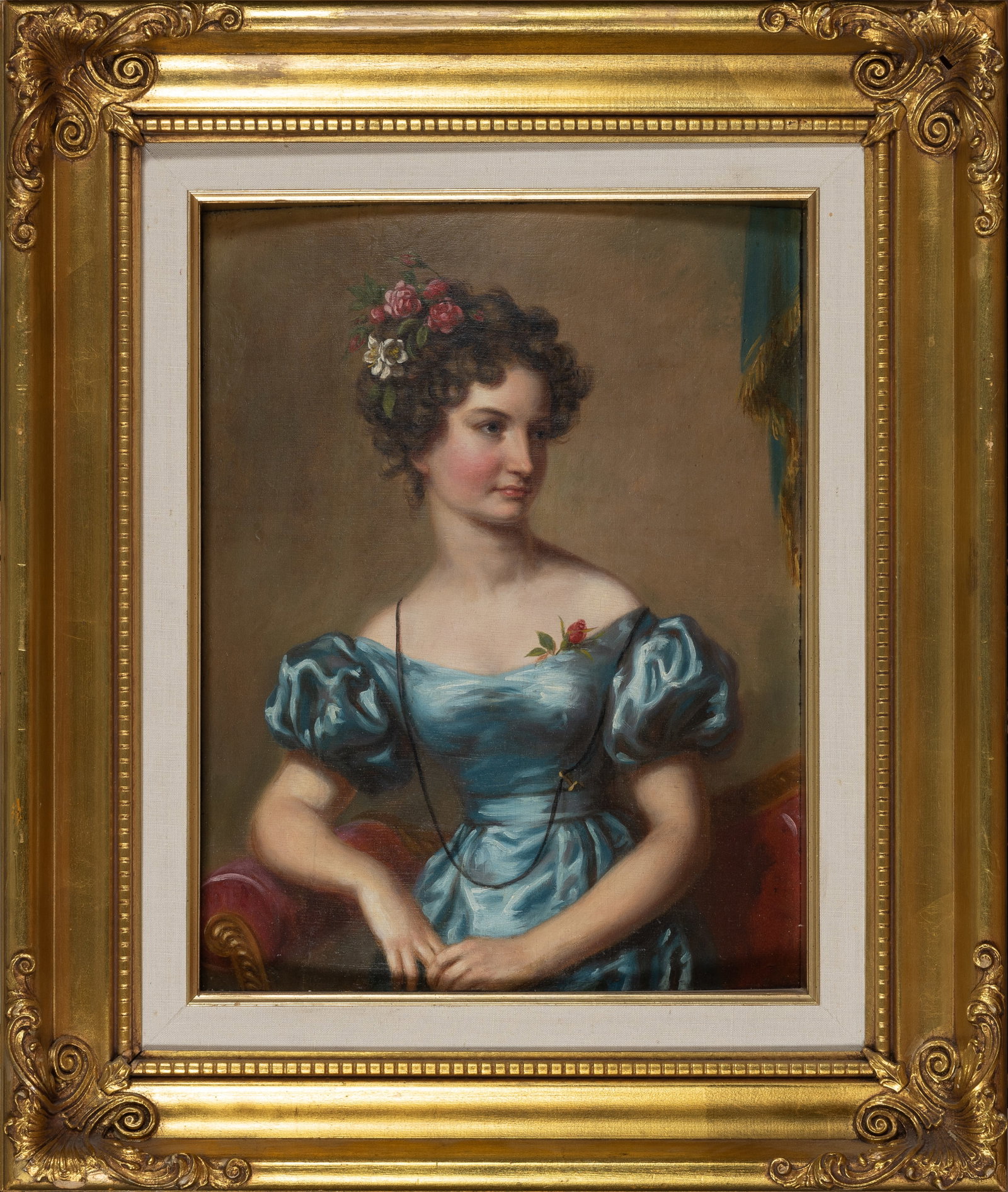 Charles Bird King (attributed) (1785-1862), Portrait of Mrs. Juliana Gales (1 of 2)