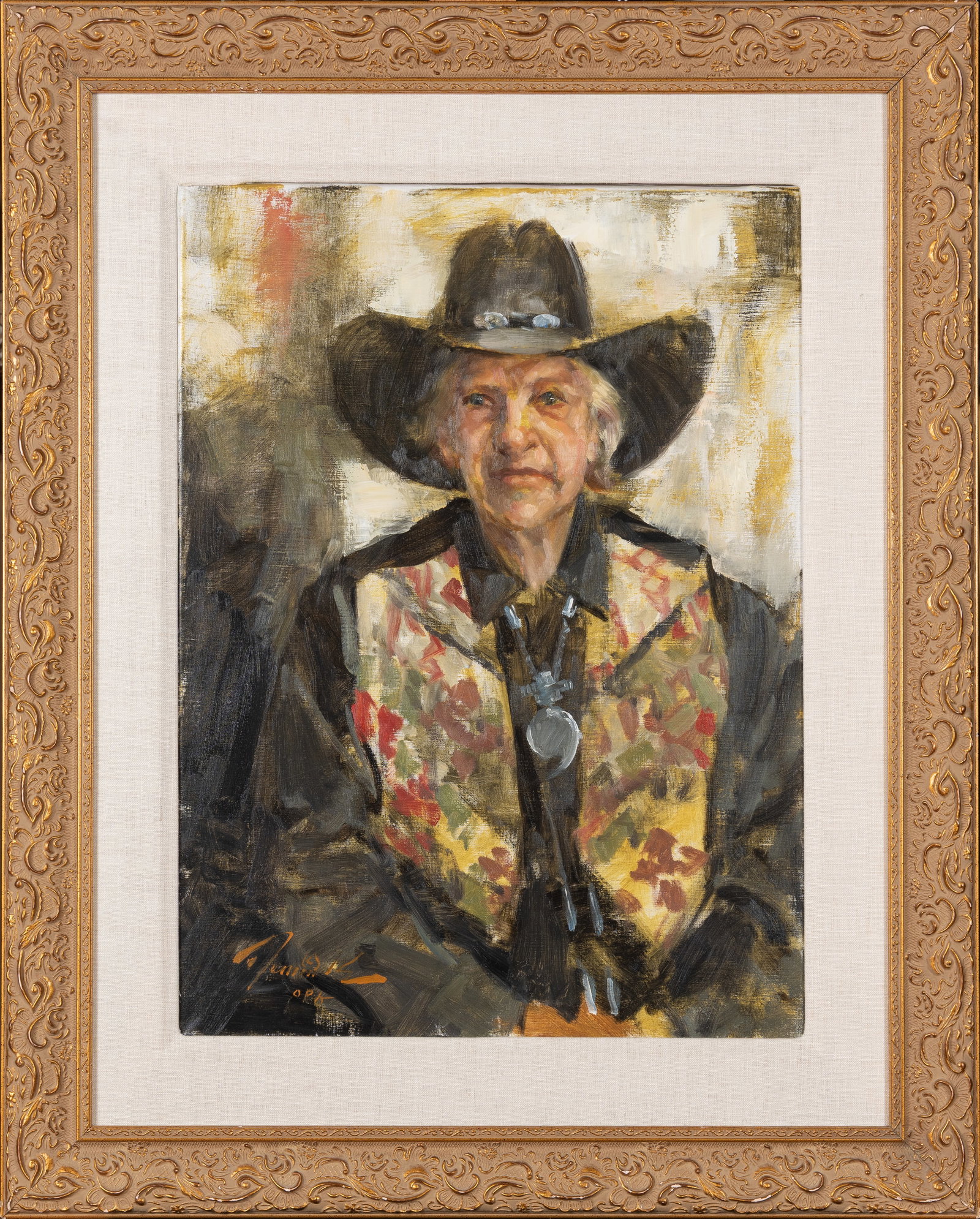 Ramon Kelley (b. 1939), A Santa Fe Model (1 of 2)