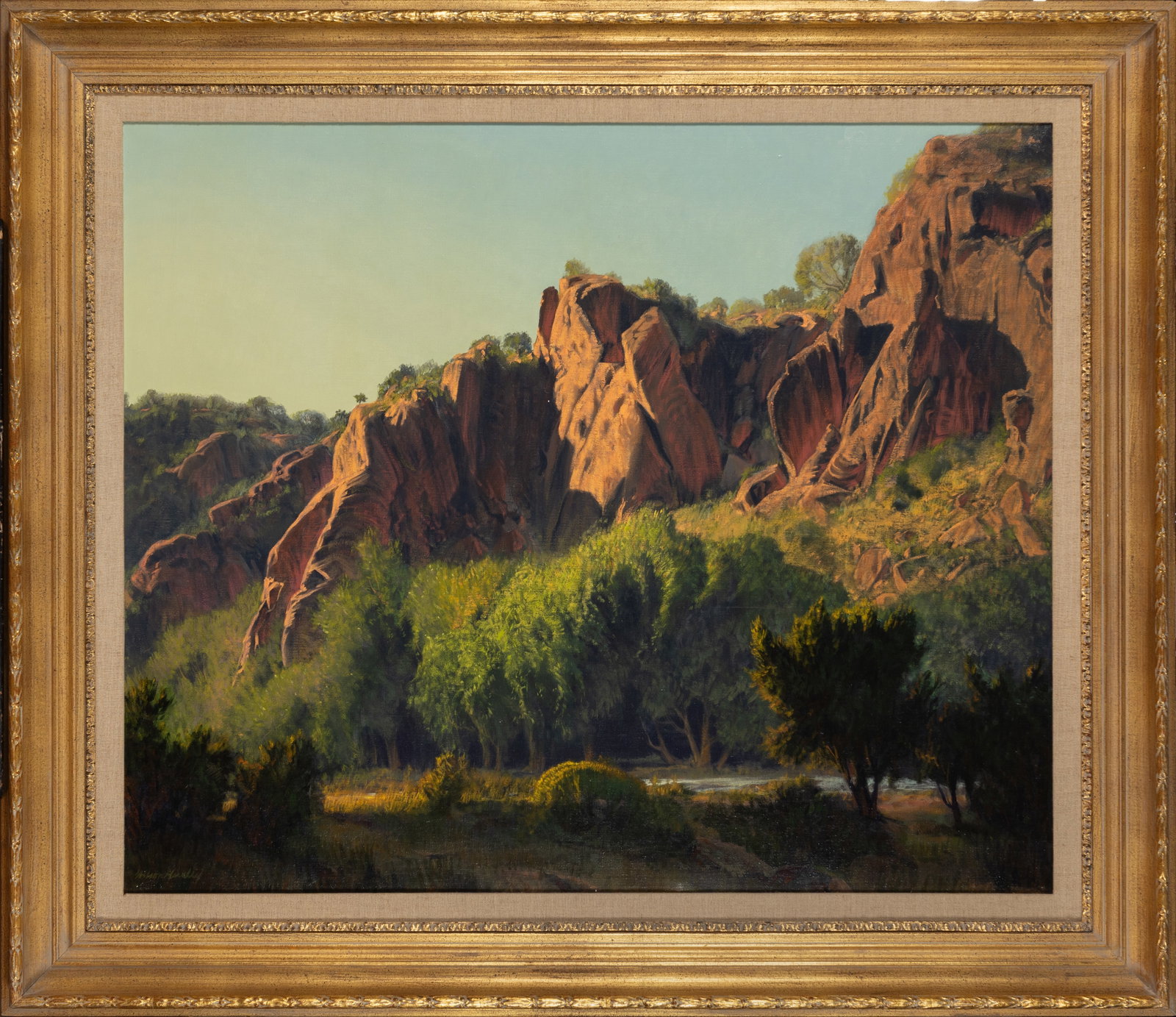 Wilson Hurley (1924-2008), Wanrhodes Canyon on the Diamond Fork (1 of 2)