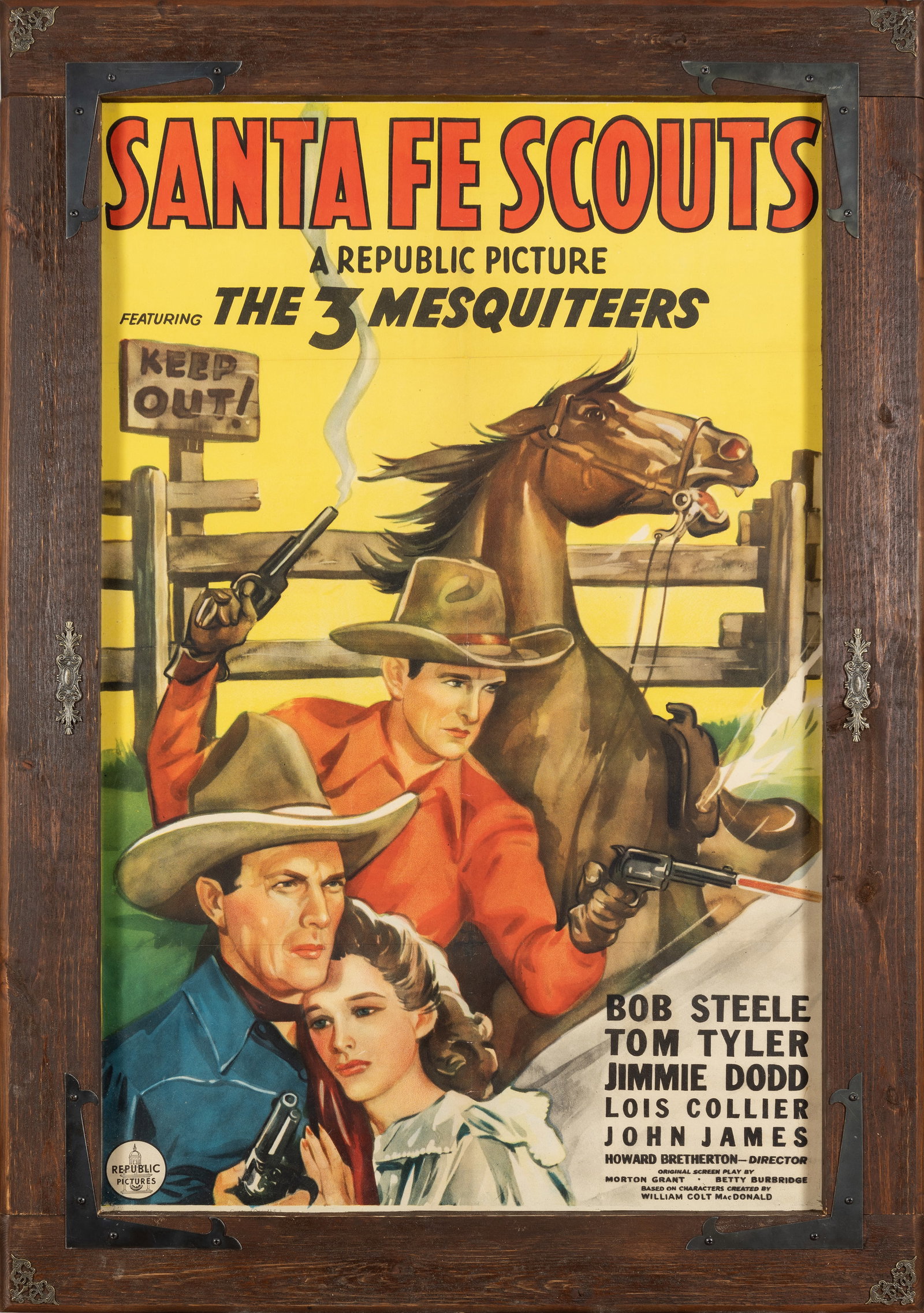 Original Santa Fe Scouts & The 3 Mesquiteers Framed Movie (1 of 6)