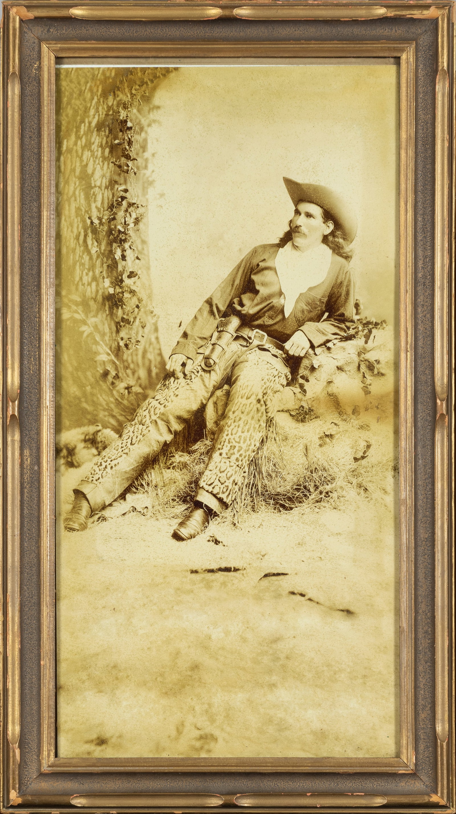 Antique Old West Buffalo Cody Wild West Performer - Leopard chaps (1 of 2)