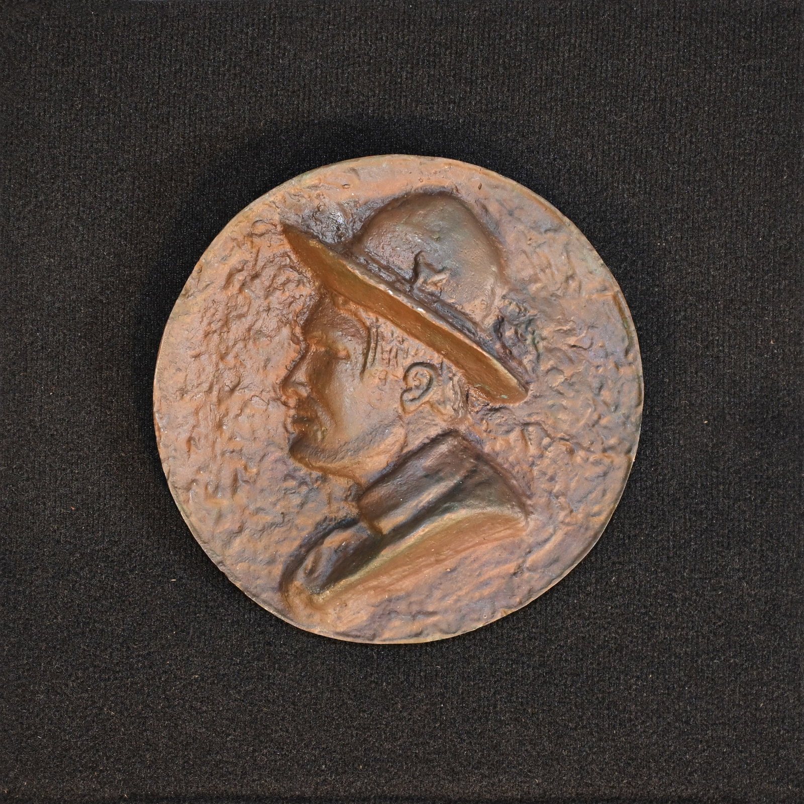 Charles M. Russell Commemorative Bronze Medallion Titled “Russel’s Latest (1 of 11)