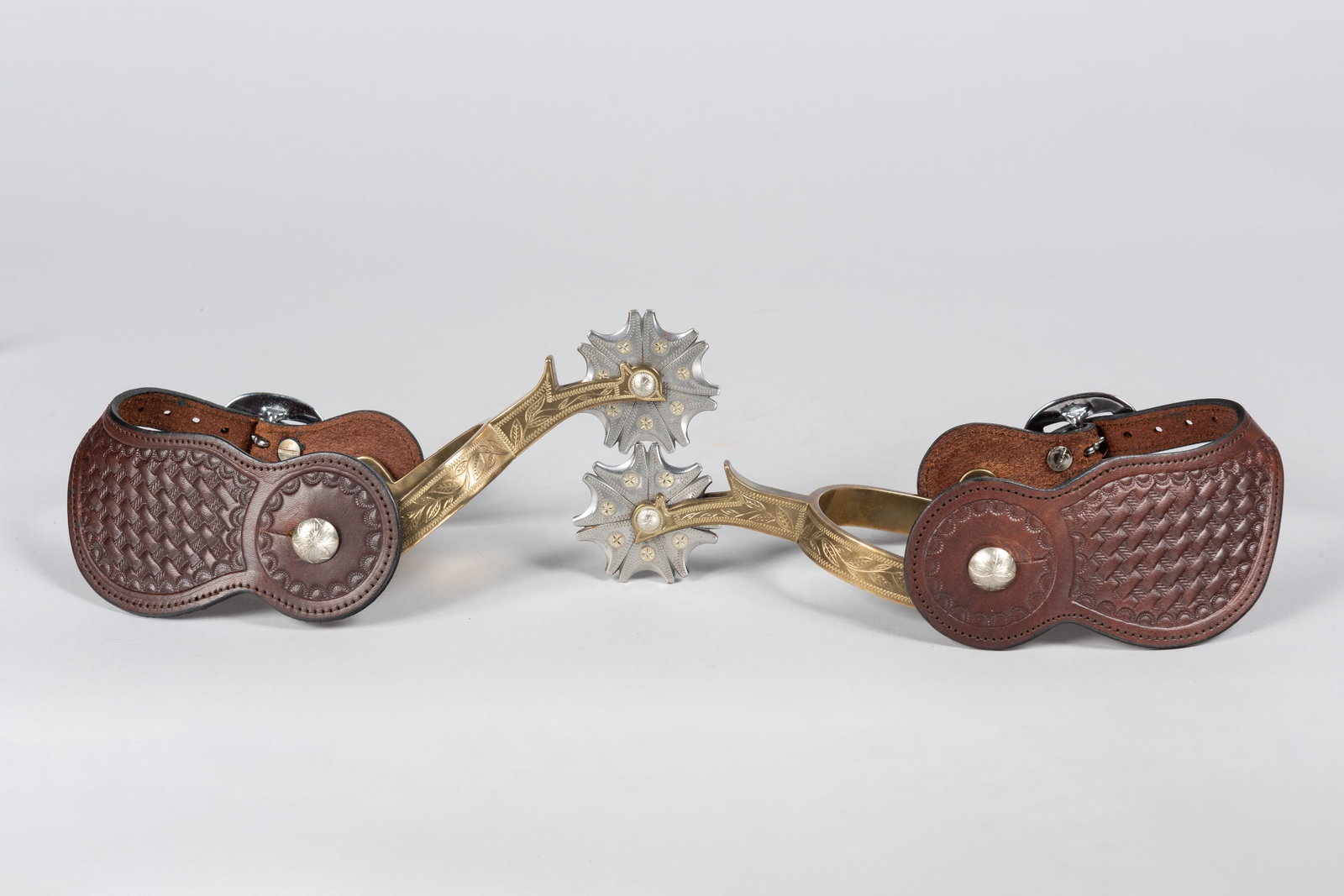 Handmade Jerry Wallace Brass Spurs (1 of 3)