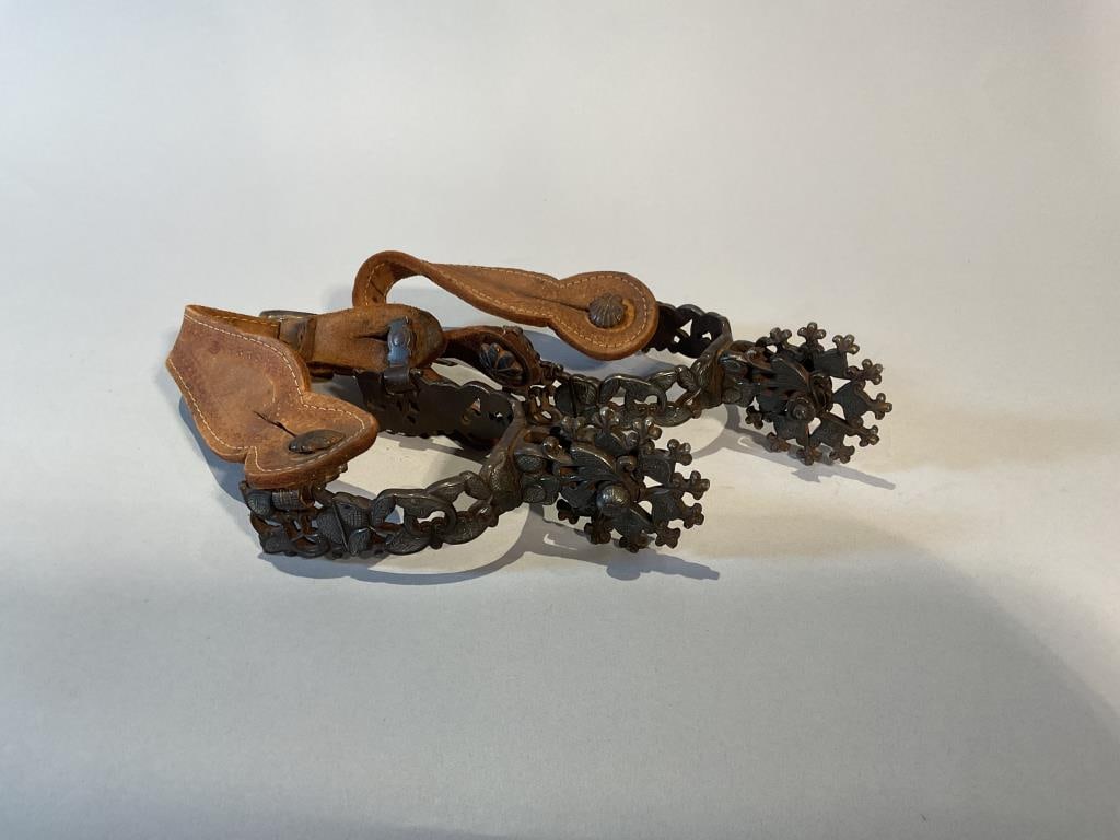 Pair of Spanish Colonial Spurs, Early 19th Century (1 of 1)