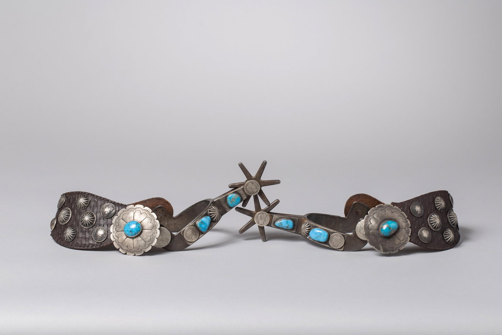 Antique Navajo Double-Mounted Spurs (1 of 6)