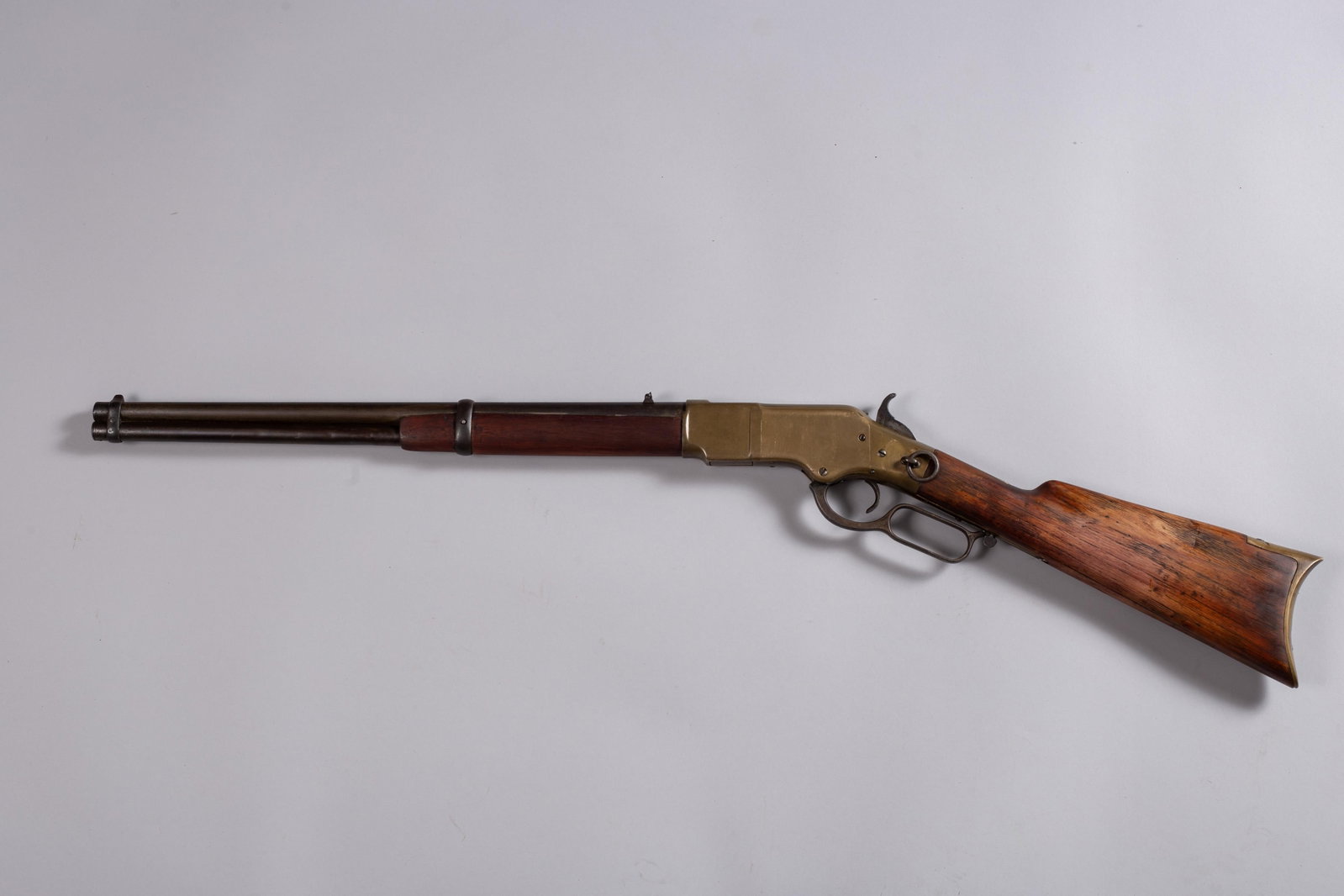 Winchester 1866 Model Saddle Ring Carbine Made 1874, 44 Henry Rimfire, SN 120330 (1 of 4)