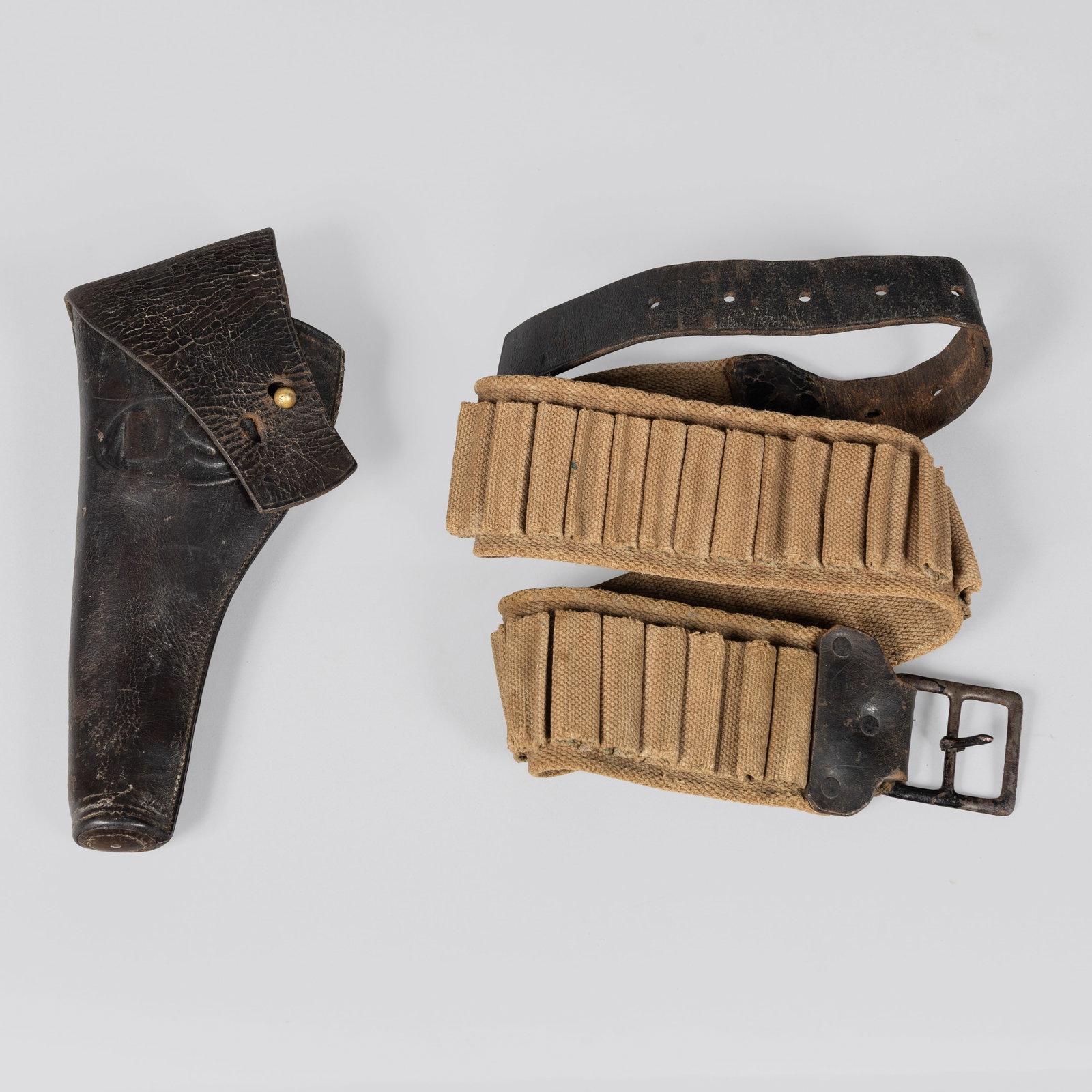 Lot of Two, American Military Model 1851 Pattern Eagle Sword Belt Plate and Belt with U.S. Military (1 of 6)