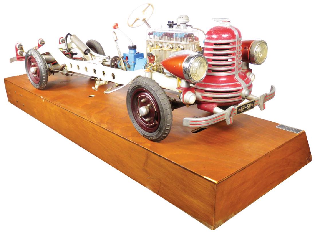 German School Training Model Car: German School Training Model Car. License EH-59. Hohn Full Frame Model. 42 inches long at basE