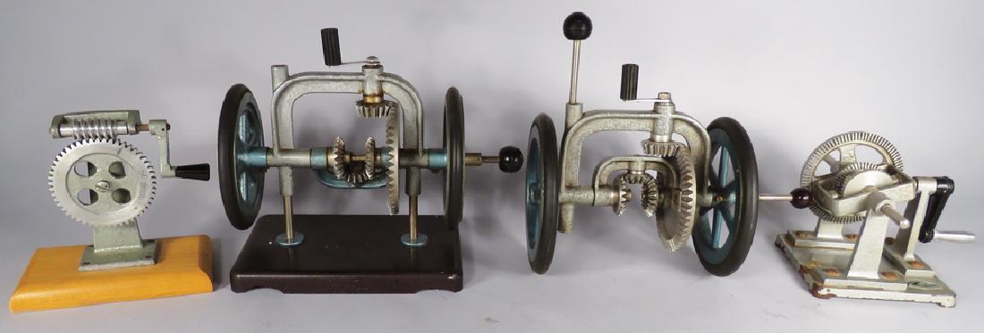 German School Training Models: German School Training Models. 4 models including 3 rear end differentials and worm gearinG Tallest measures 8 1/2 inches.