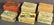 Six Square Corner Tobacco Tins