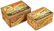 Two London Club Square Corner Tobacco Tins