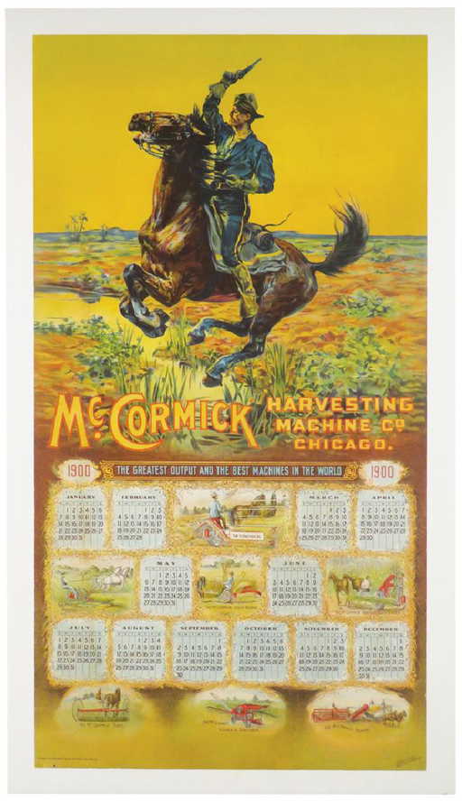1900 Calendar for McCormick Harvesting Machines