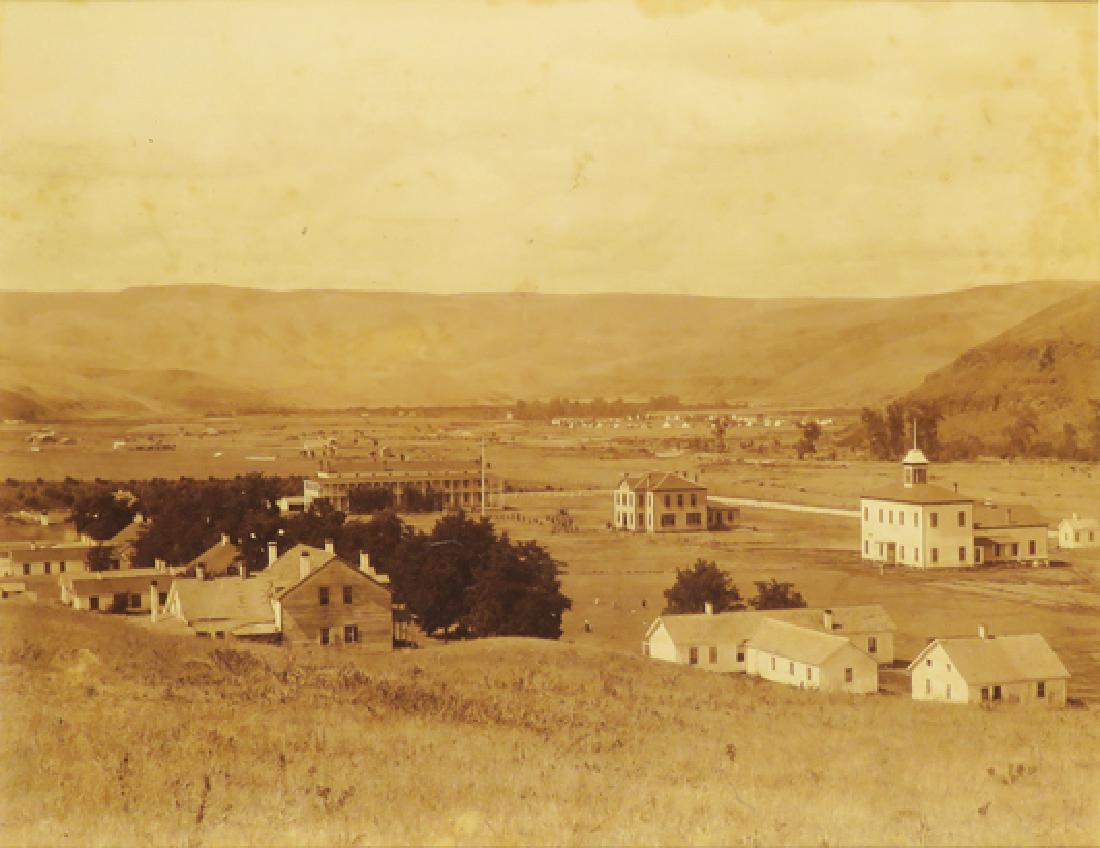 1880's Fort Lapwai, Idaho Original Albumen Print