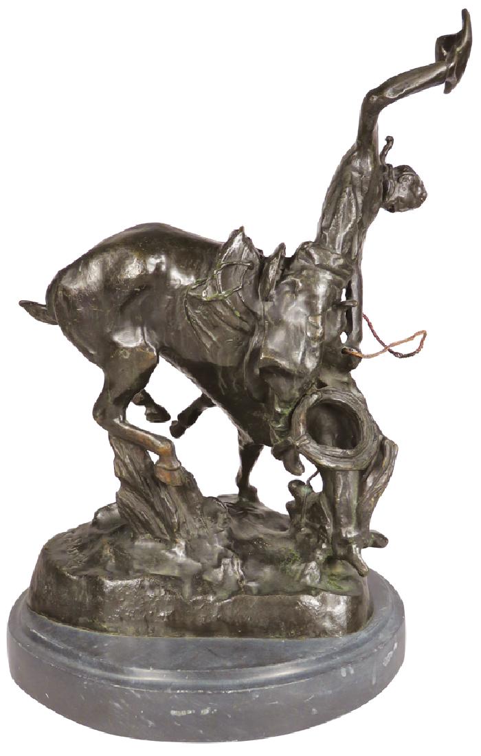 Charles M. Russell "Weaver" Bronze: Charles M. Russell Bronze. "Weaver", by Charles Russell, portrays the athleticism of both horse and rider. The Weaver Sculpture by Charles Marion Russell is also referred to as A Bronc Twister. A beau